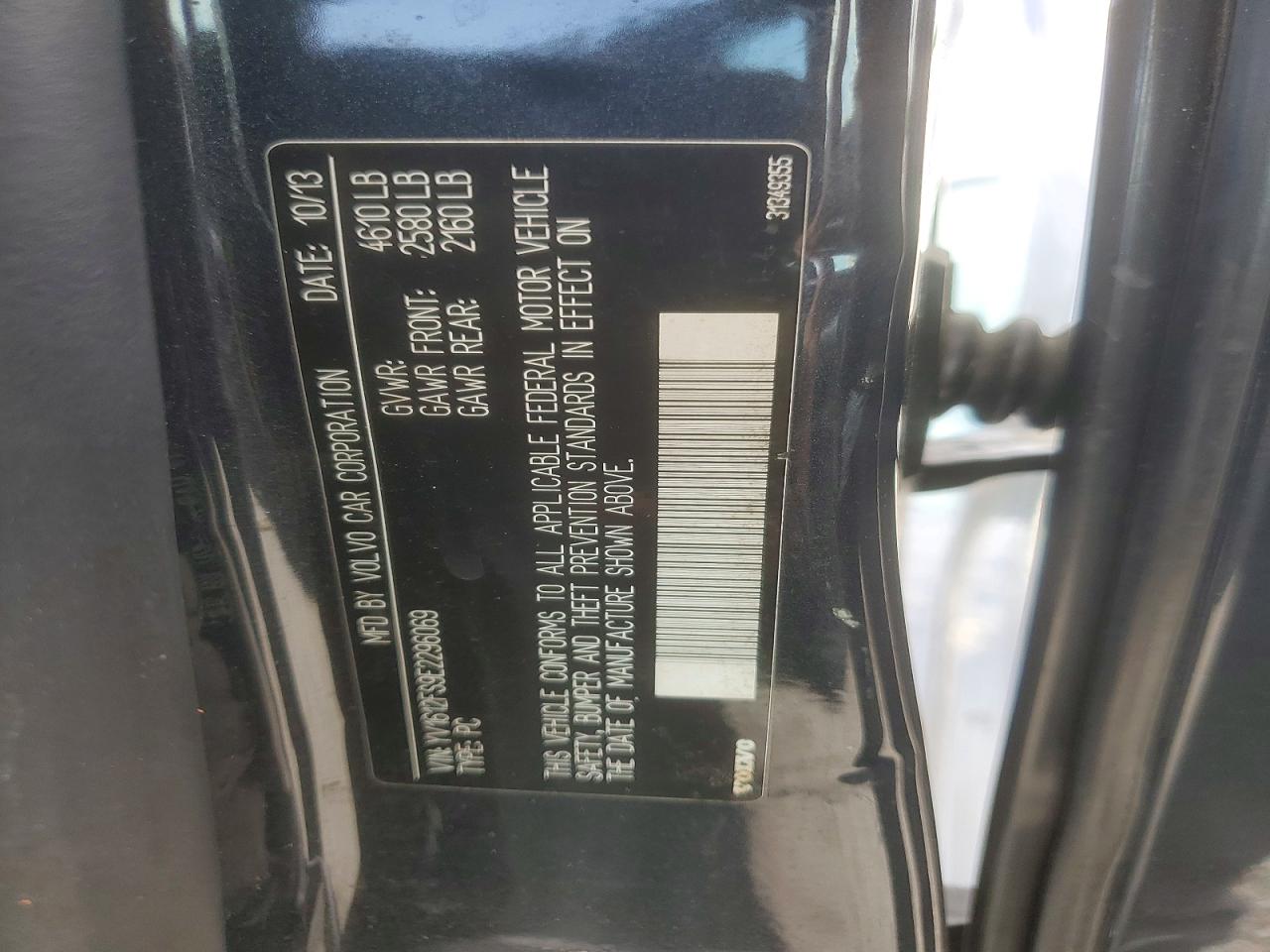 2014 Volvo S60 T5 Gray vin: YV1612FS9E2296069