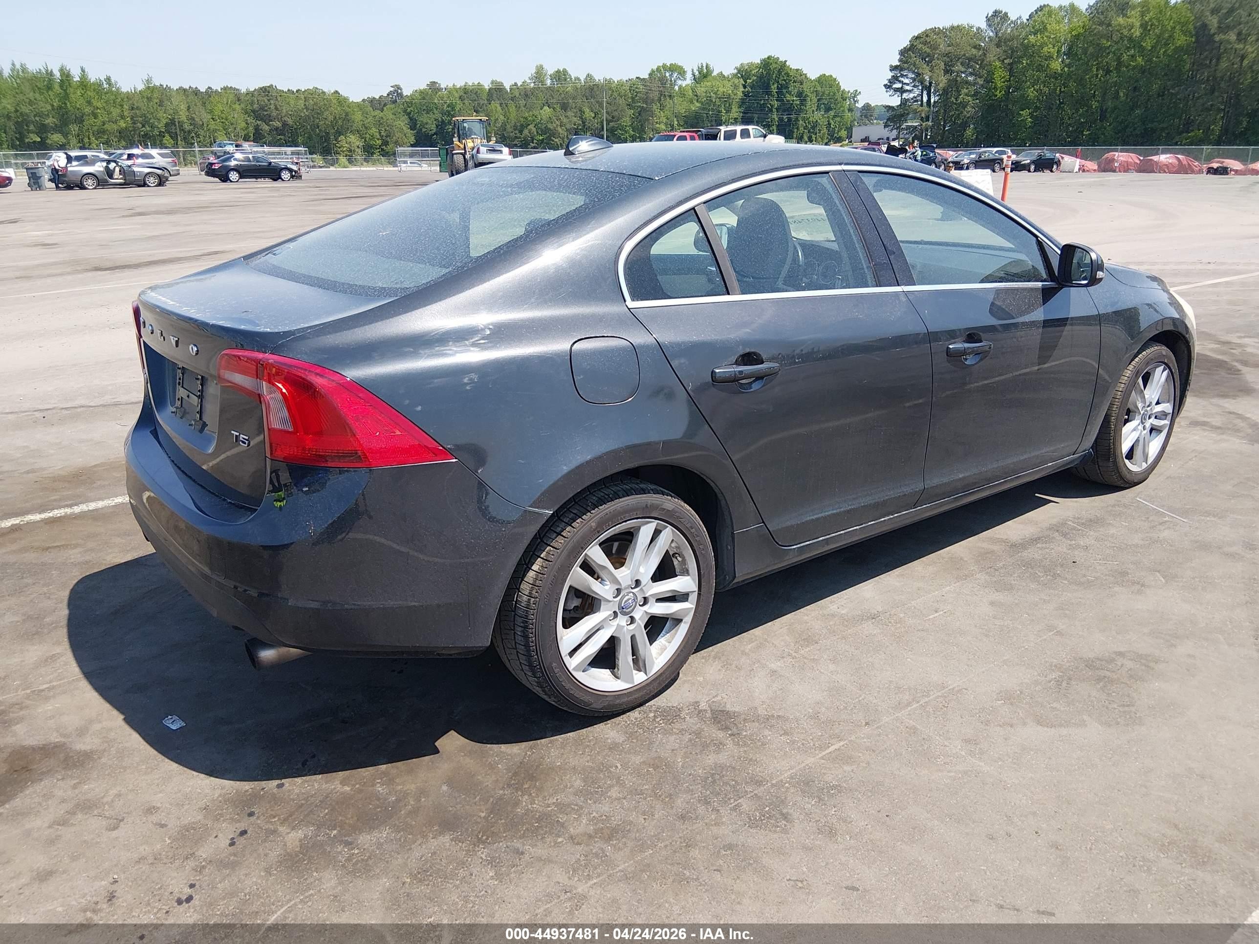 2013 Volvo S60 T5 Gray vin: YV1612FSXD1207274