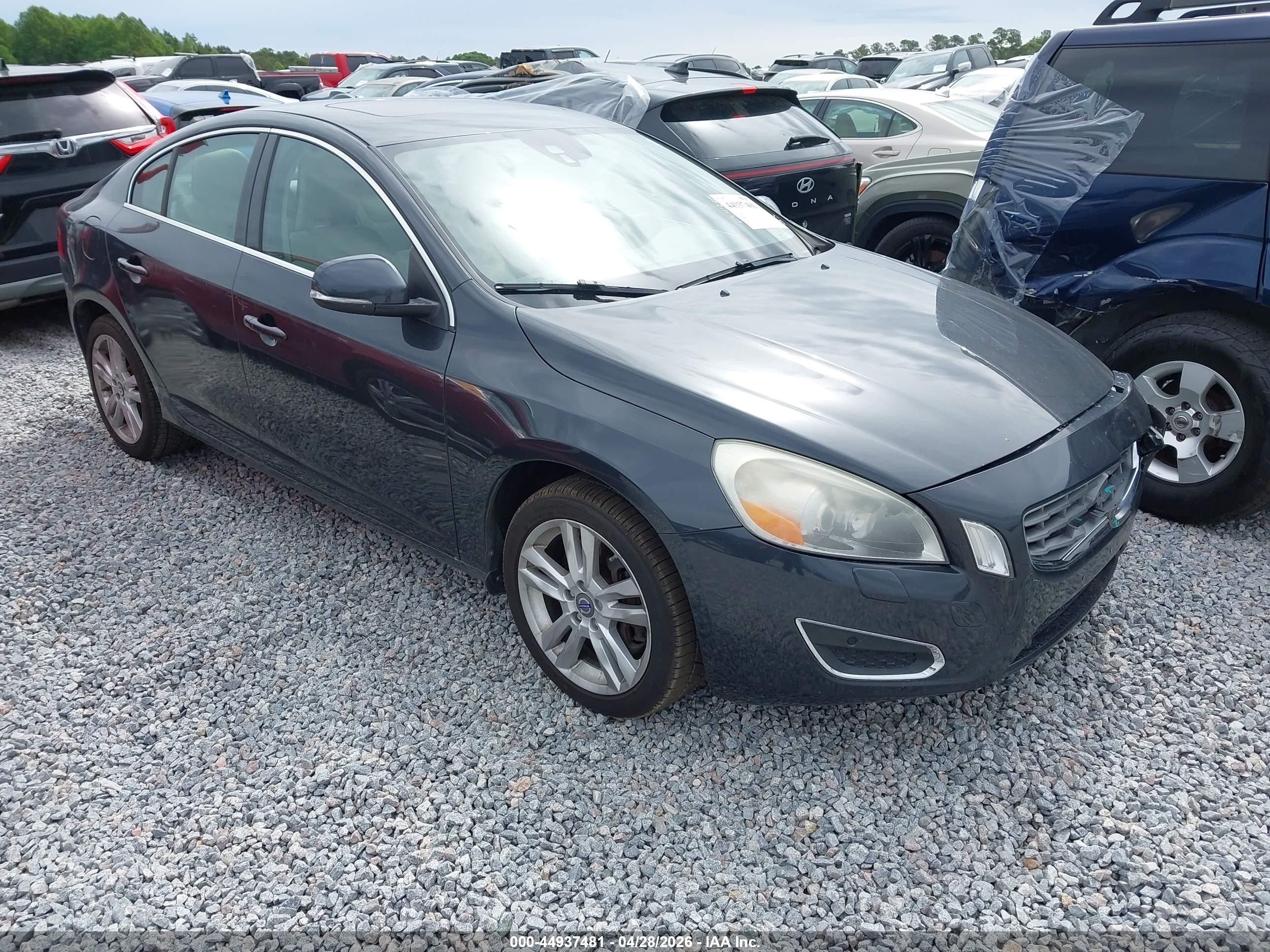2013 Volvo S60 T5 Gray vin: YV1612FSXD1207274