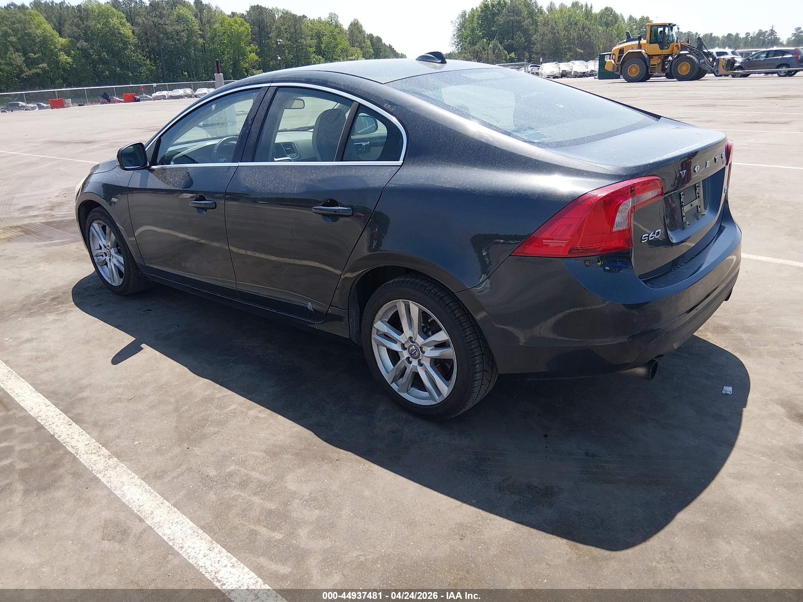 2013 Volvo S60 T5 Gray vin: YV1612FSXD1207274