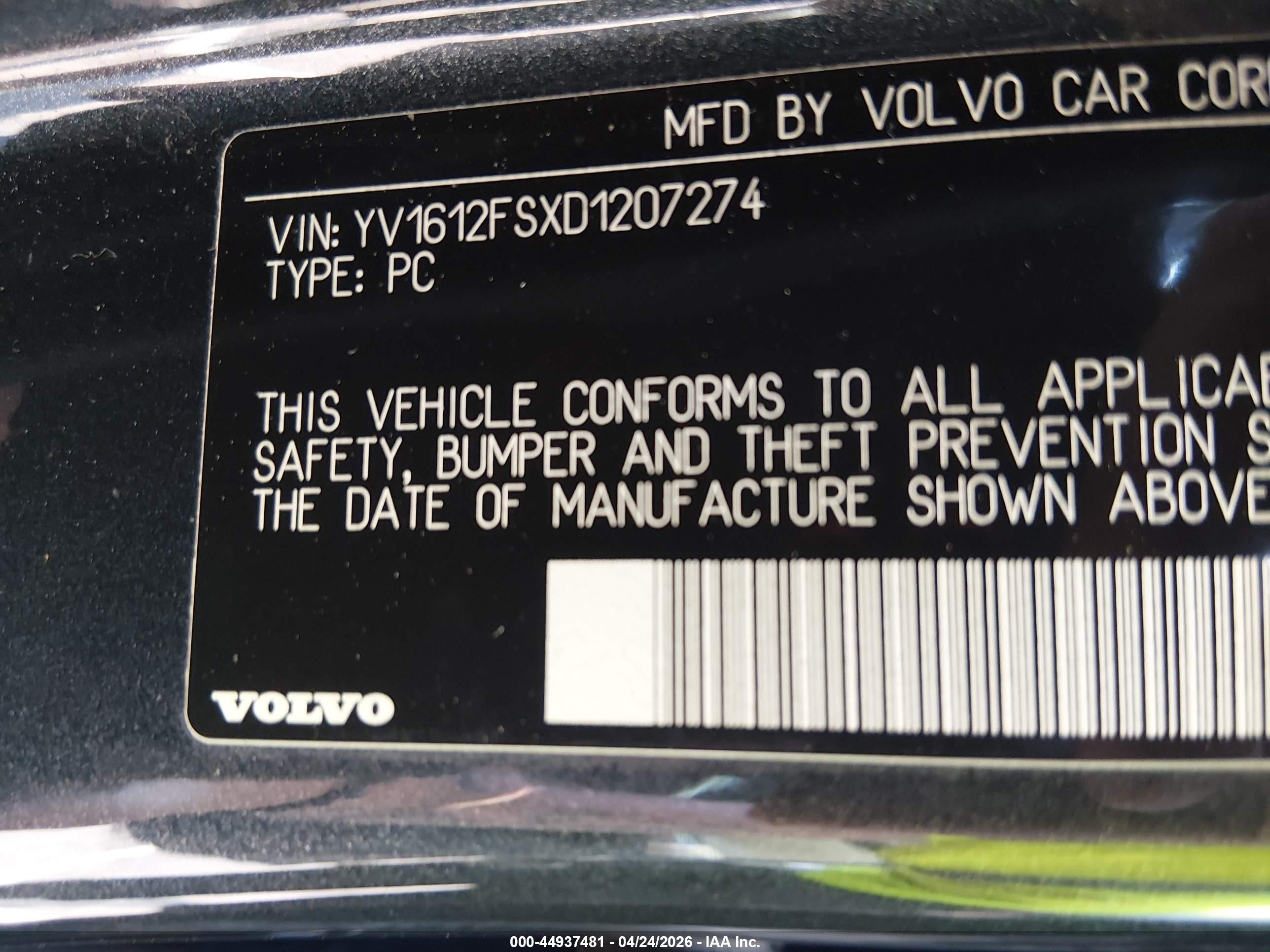 2013 Volvo S60 T5 Gray vin: YV1612FSXD1207274