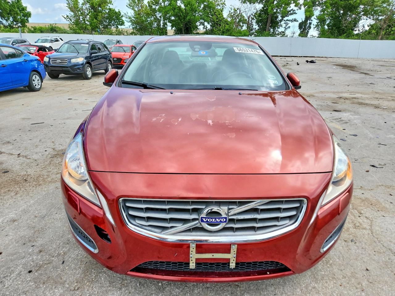 2013 Volvo S60 T5 Maroon vin: YV1612FSXD1212913