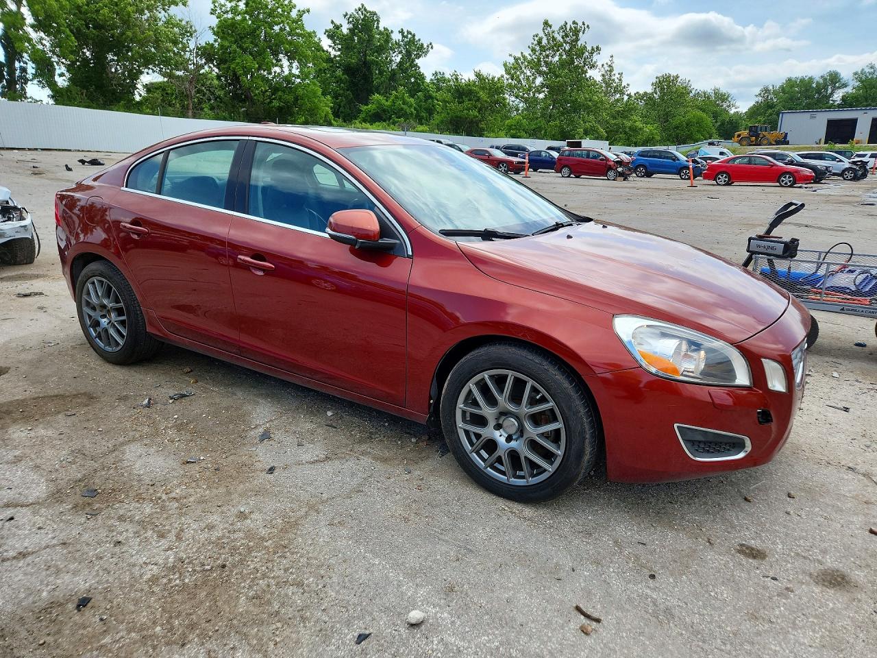 2013 Volvo S60 T5 Maroon vin: YV1612FSXD1212913