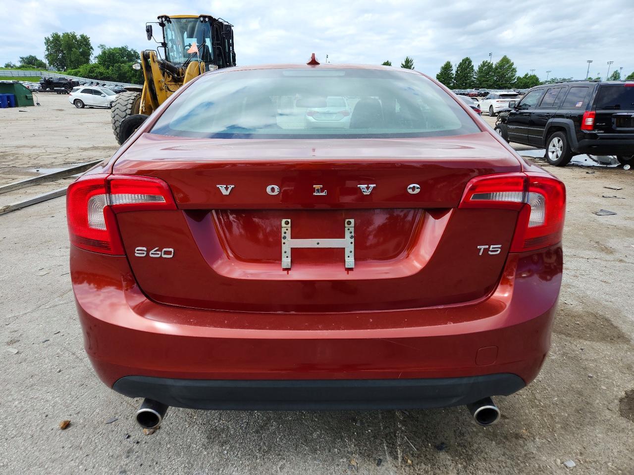 2013 Volvo S60 T5 Maroon vin: YV1612FSXD1212913