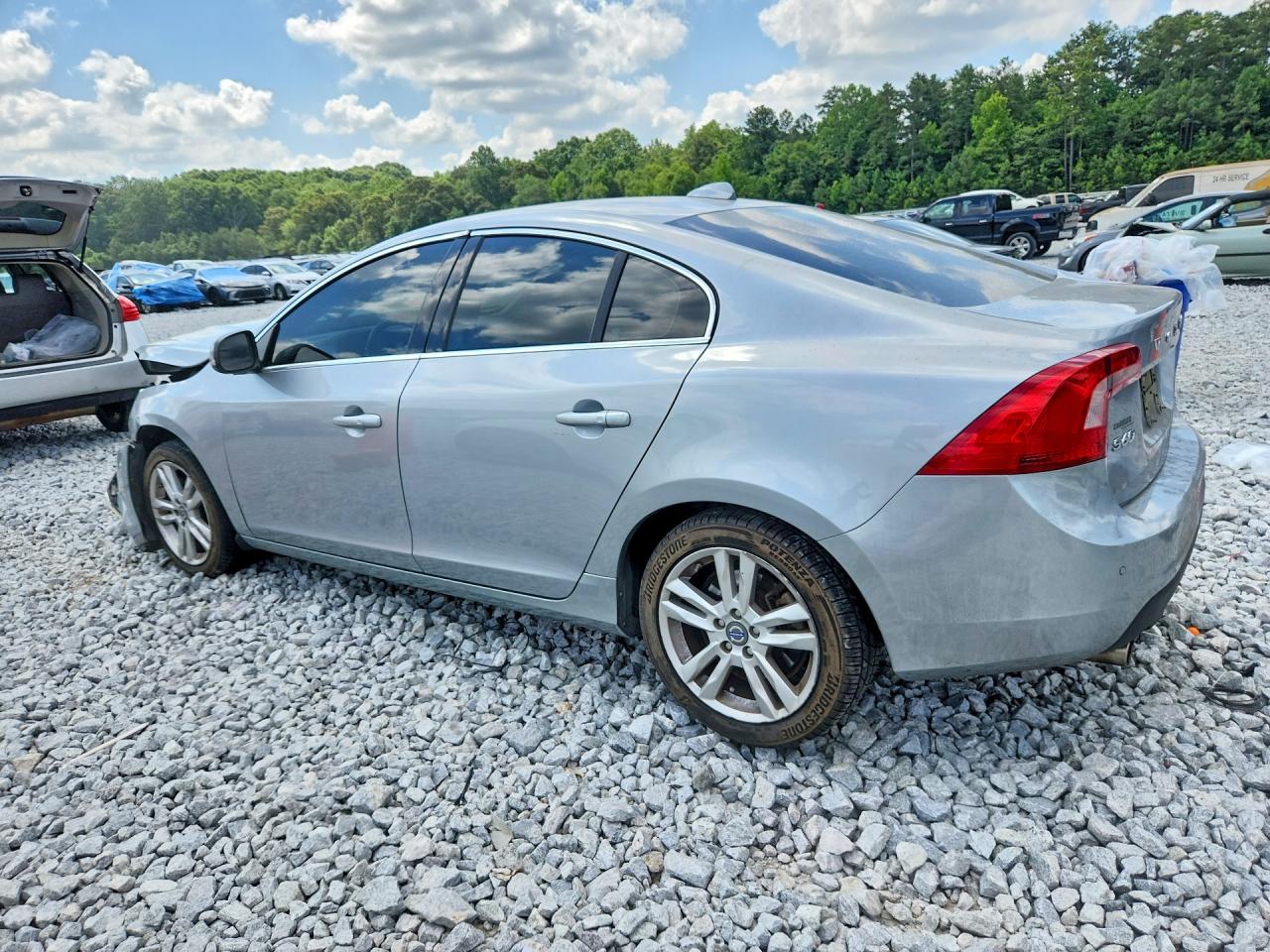 2013 Volvo S60 T5 Серебряный vin: YV1612FSXD1216427