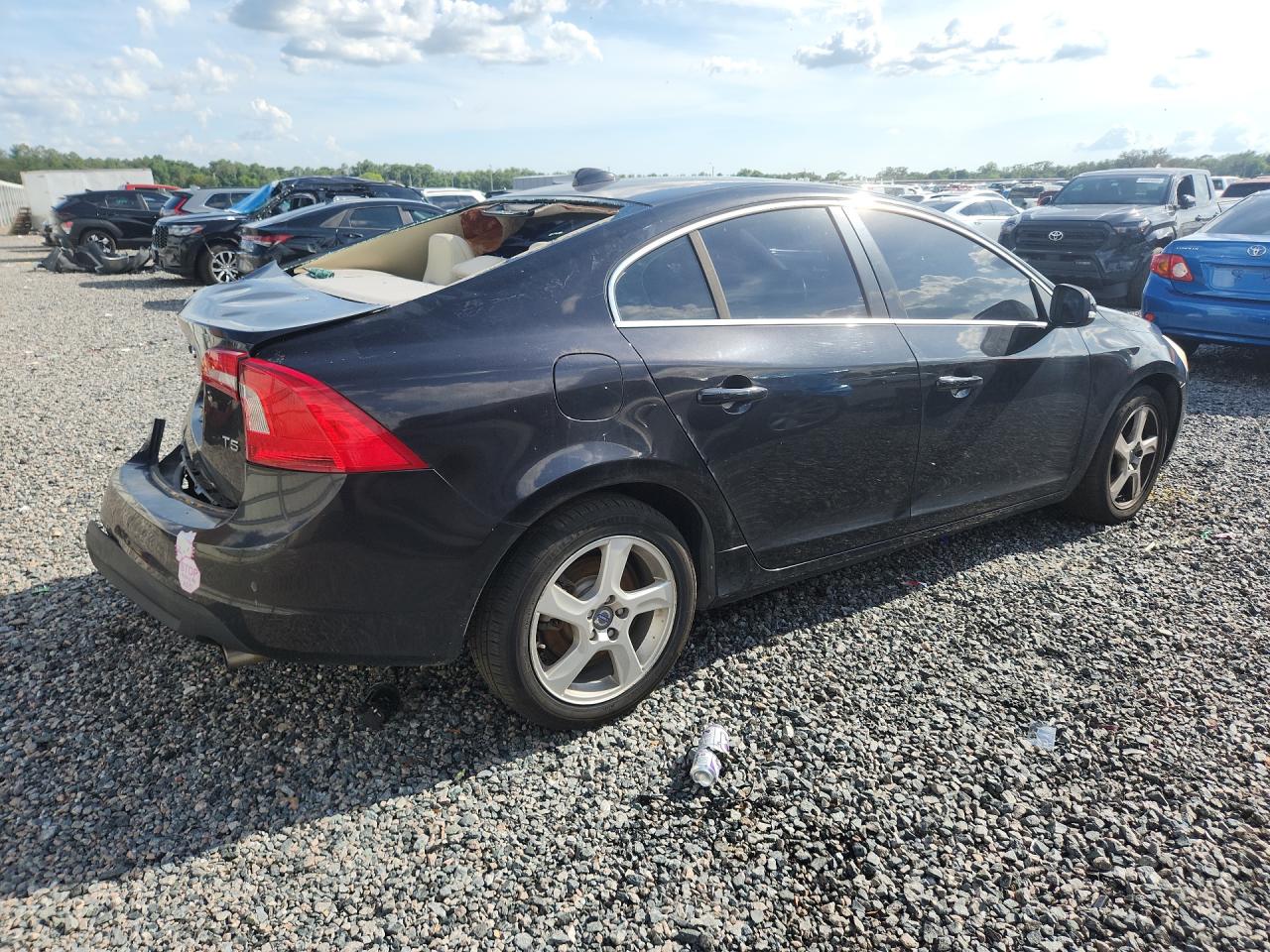 2013 Volvo S60 T5 Black vin: YV1612FSXD2183276