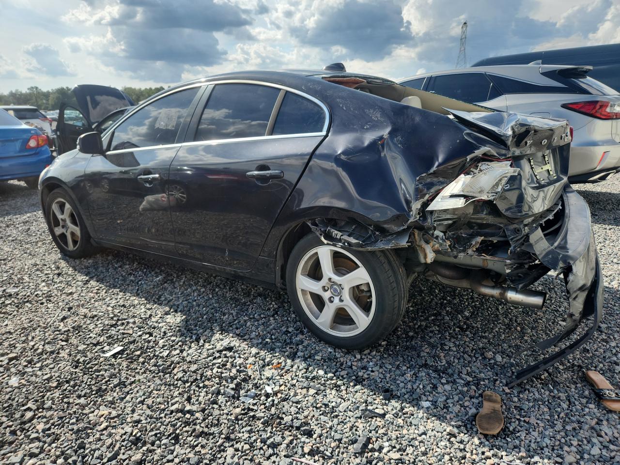 2013 Volvo S60 T5 Black vin: YV1612FSXD2183276