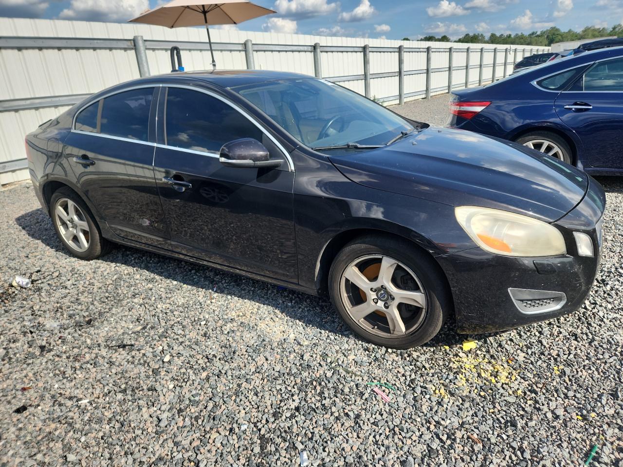 2013 Volvo S60 T5 Black vin: YV1612FSXD2183276