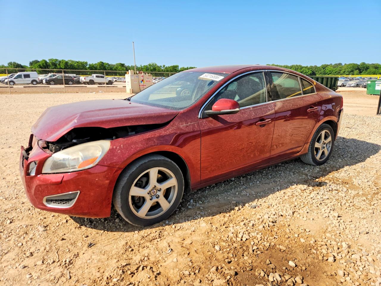 2013 Volvo S60 T5 Maroon vin: YV1612FSXD2185965