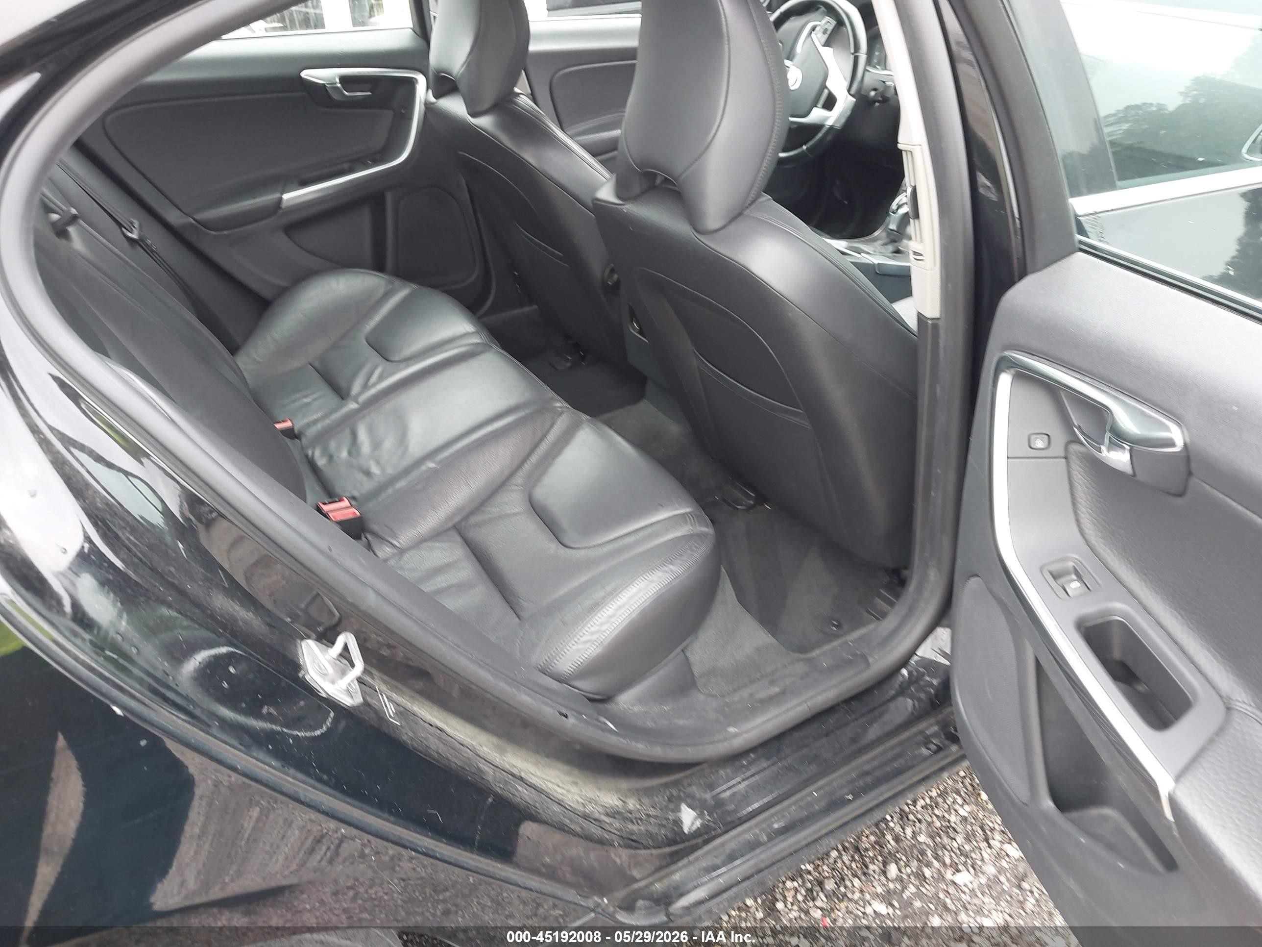 2014 Volvo S60 T5 Black vin: YV1612FSXE1270943
