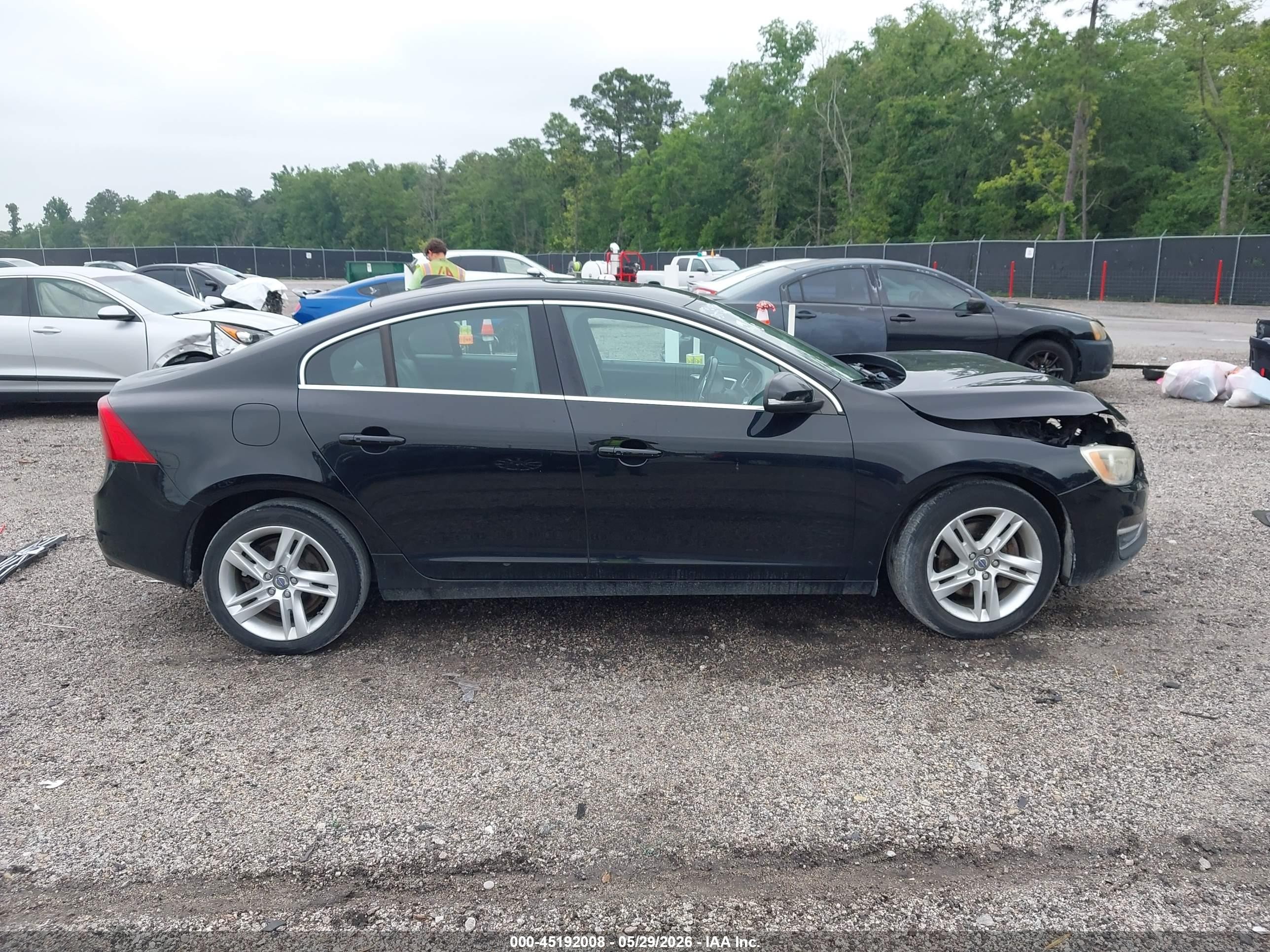 2014 Volvo S60 T5 Black vin: YV1612FSXE1270943