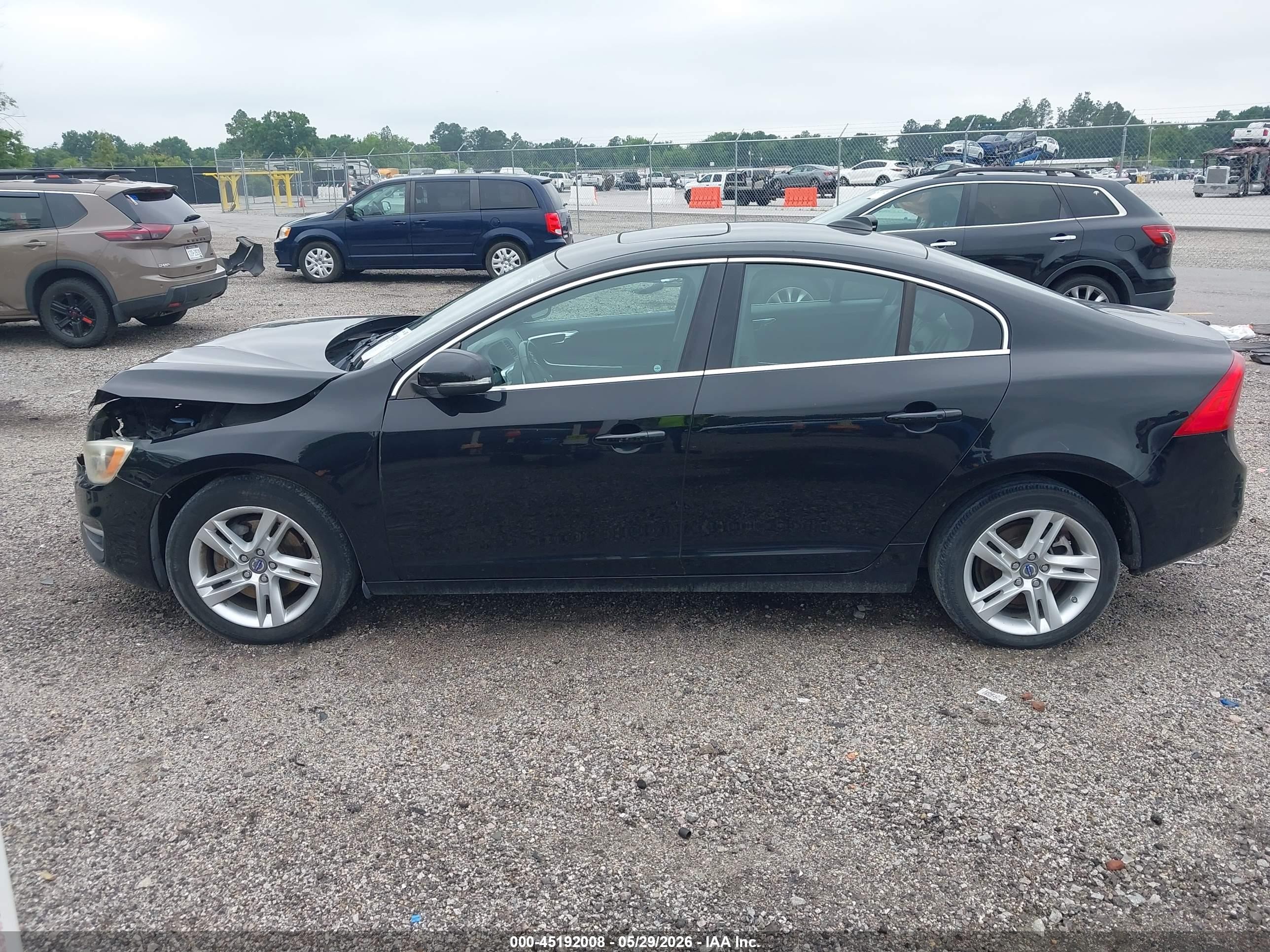 2014 Volvo S60 T5 Black vin: YV1612FSXE1270943