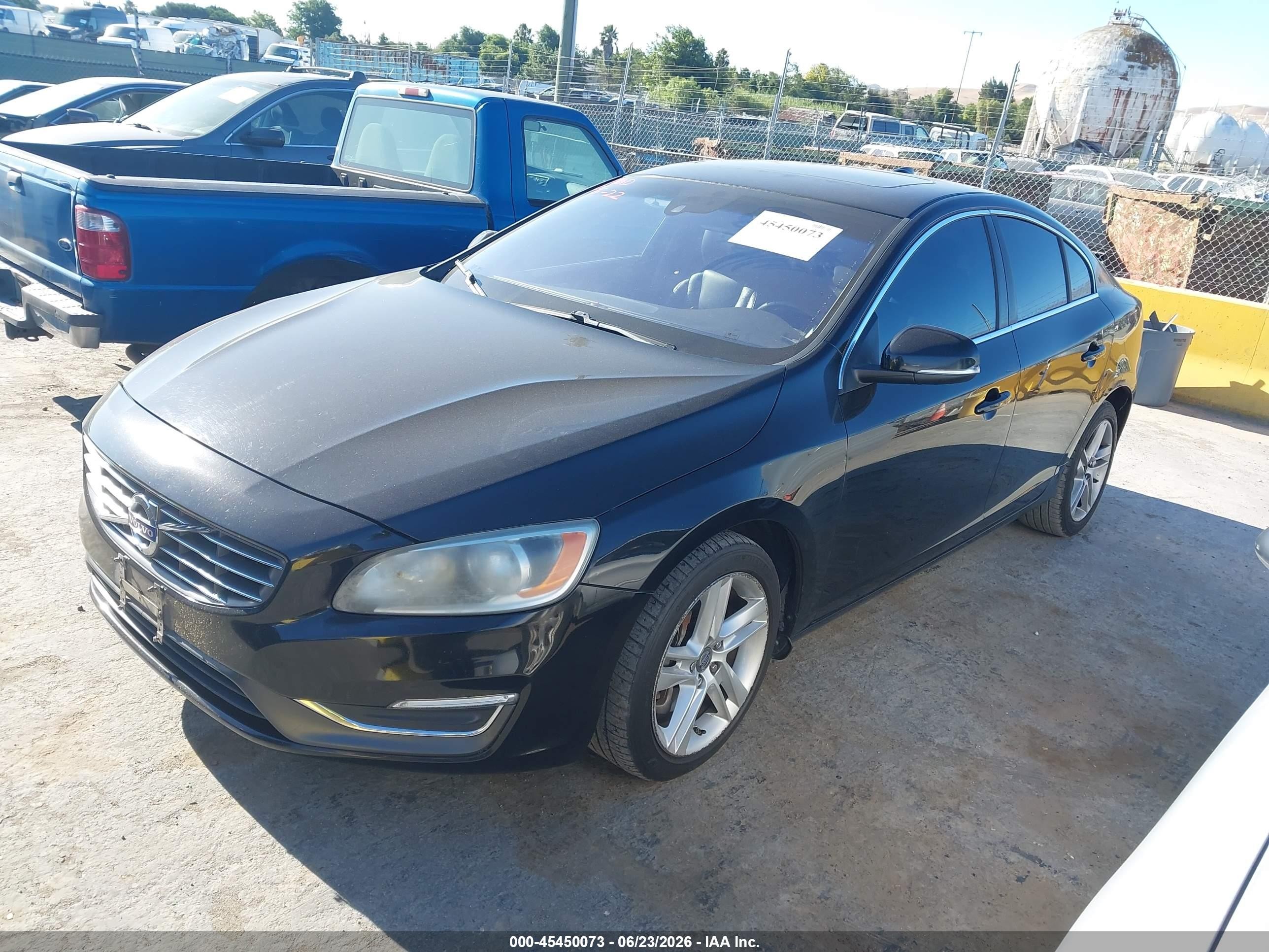 2014 Volvo S60 T5 Black vin: YV1612FSXE1292831