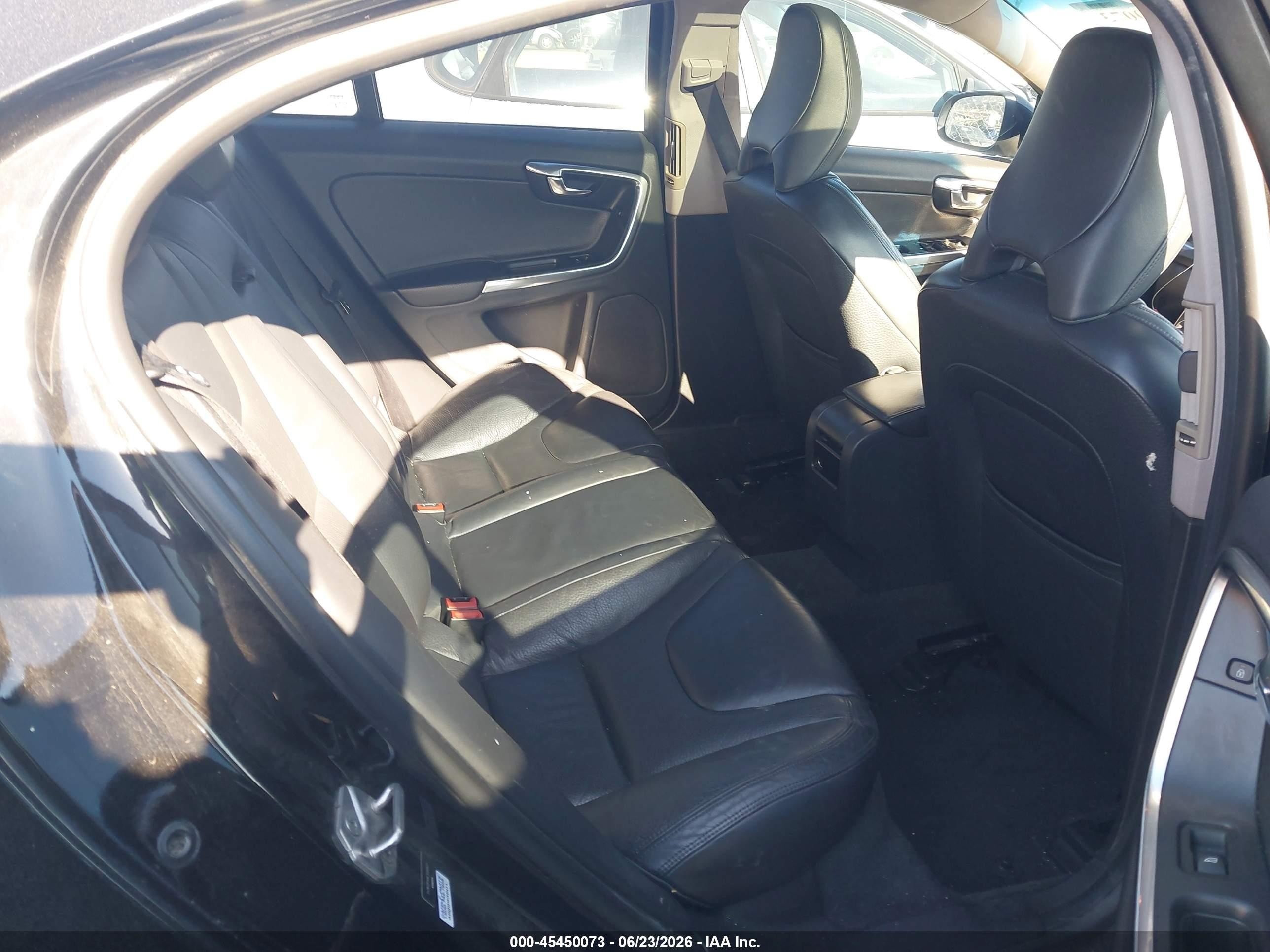 2014 Volvo S60 T5 Black vin: YV1612FSXE1292831