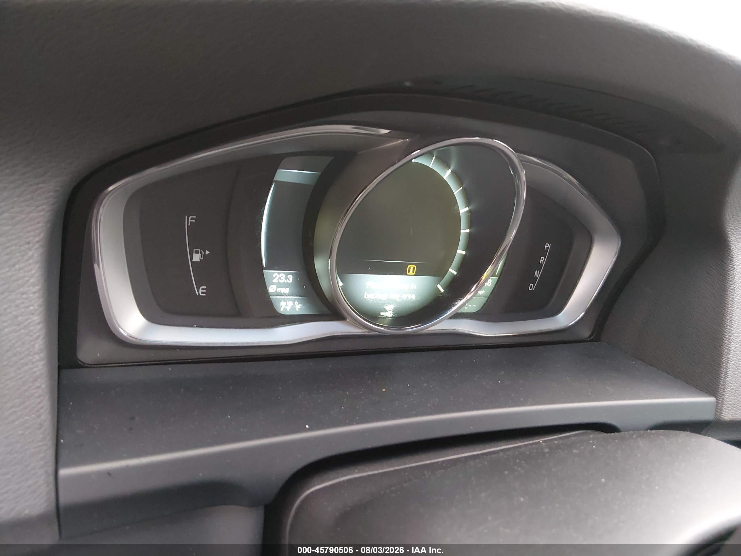 2015 Volvo V60 T5 Premier Gray vin: YV1612SB8F1186658