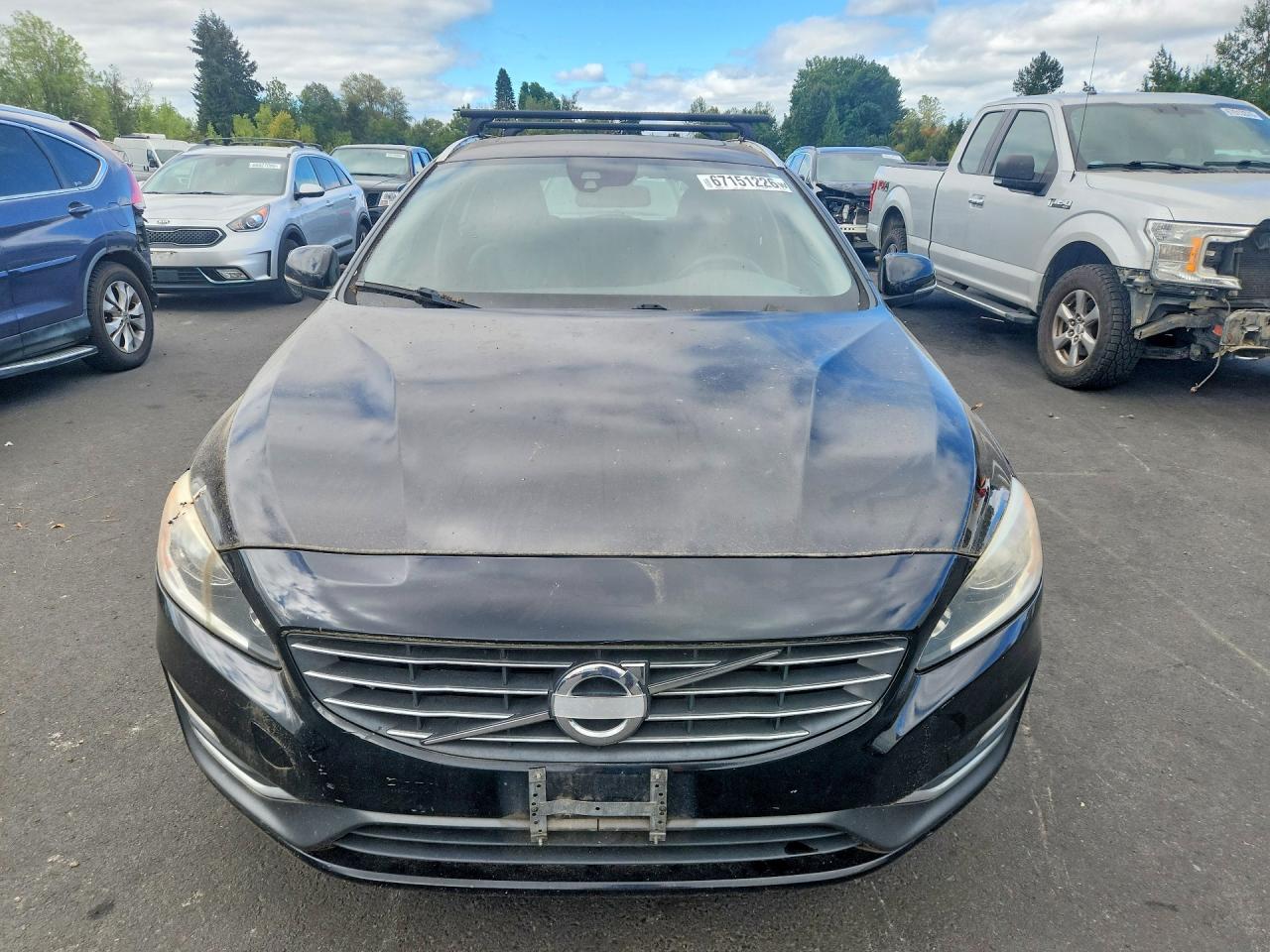 2015 Volvo V60 Premier Черный vin: YV1612SB9F1202009
