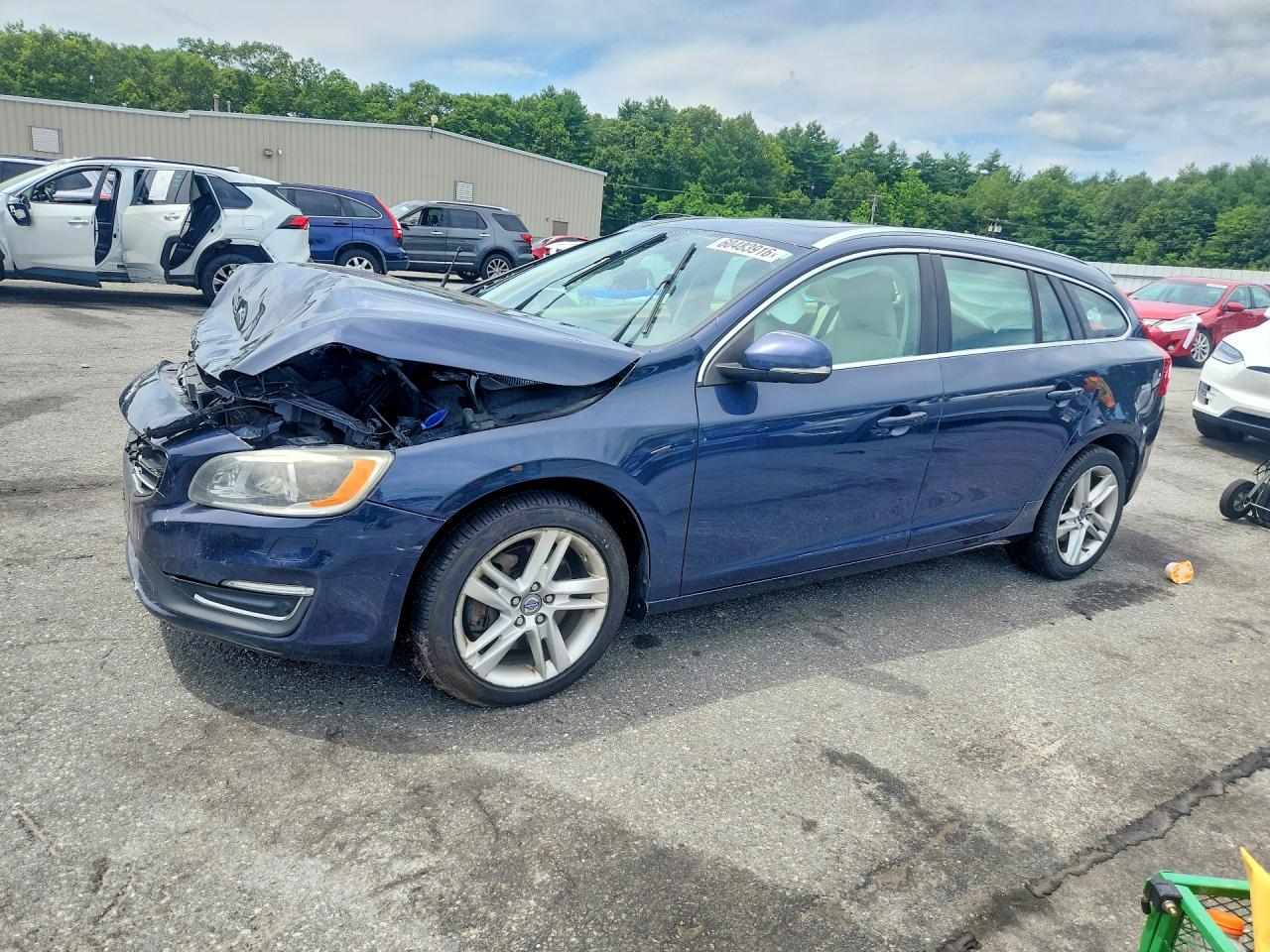 2015 Volvo V60 Premier+ Blue vin: YV1612SC1F1191533