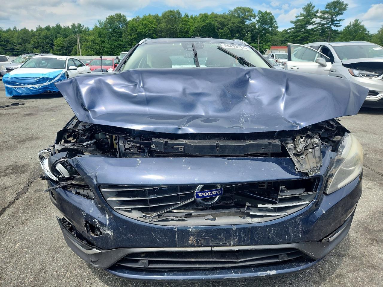 2015 Volvo V60 Premier+ Blue vin: YV1612SC1F1191533