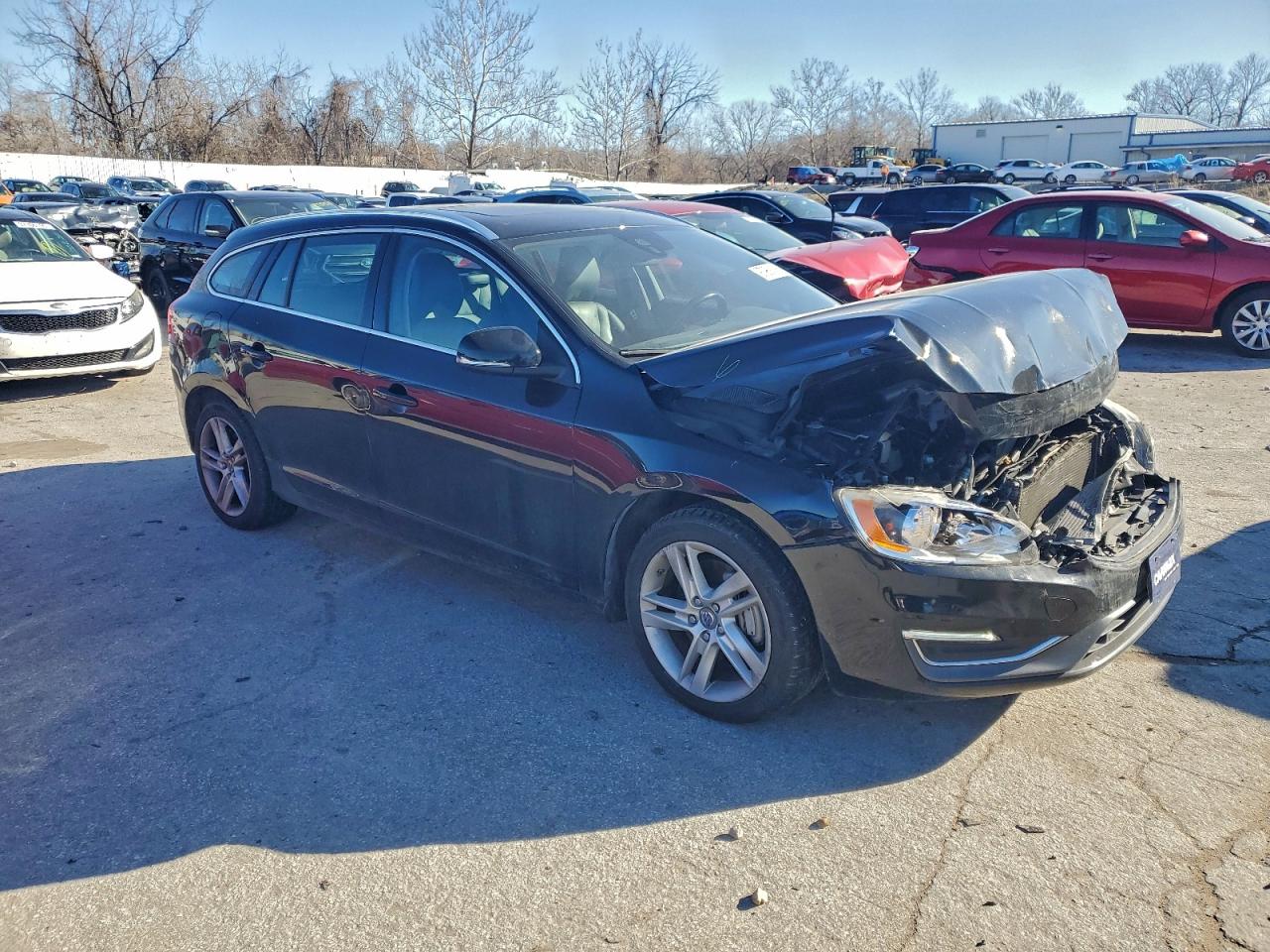 2015 Volvo V60 Platinum Black vin: YV1612SD4F1212996
