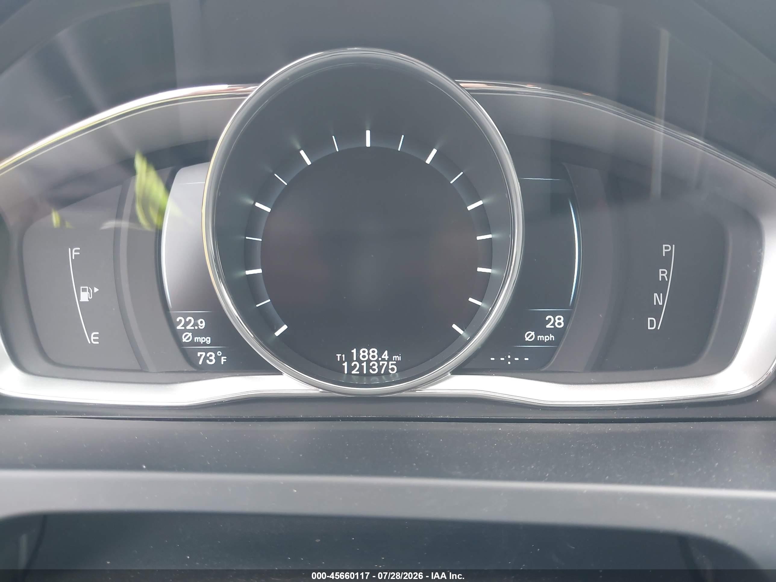2015 Volvo V60 T5 Platinum Синий vin: YV1612SMXF1246263