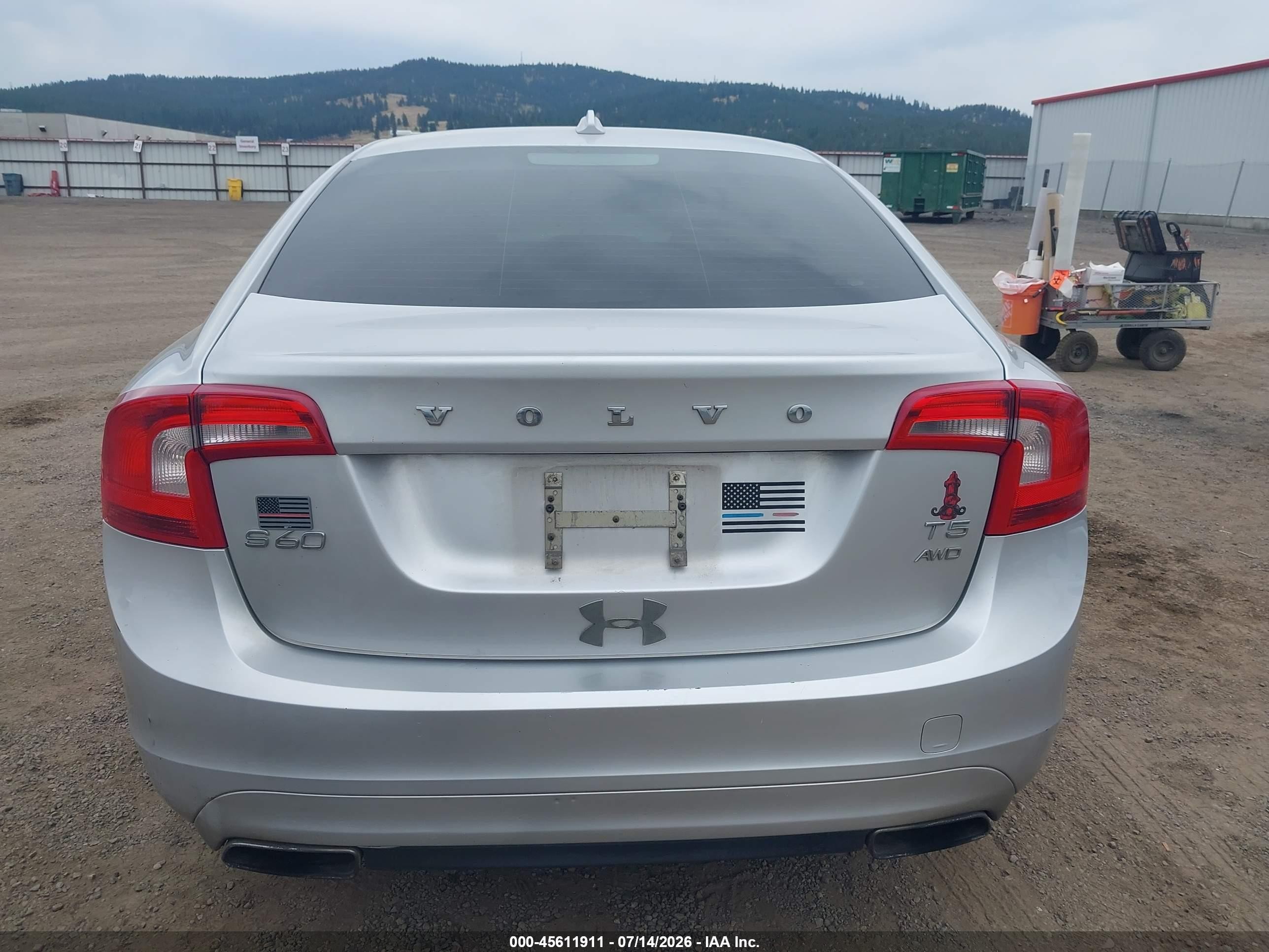 2015 Volvo S60 T5 Premier Silver vin: YV1612TB1F1307237