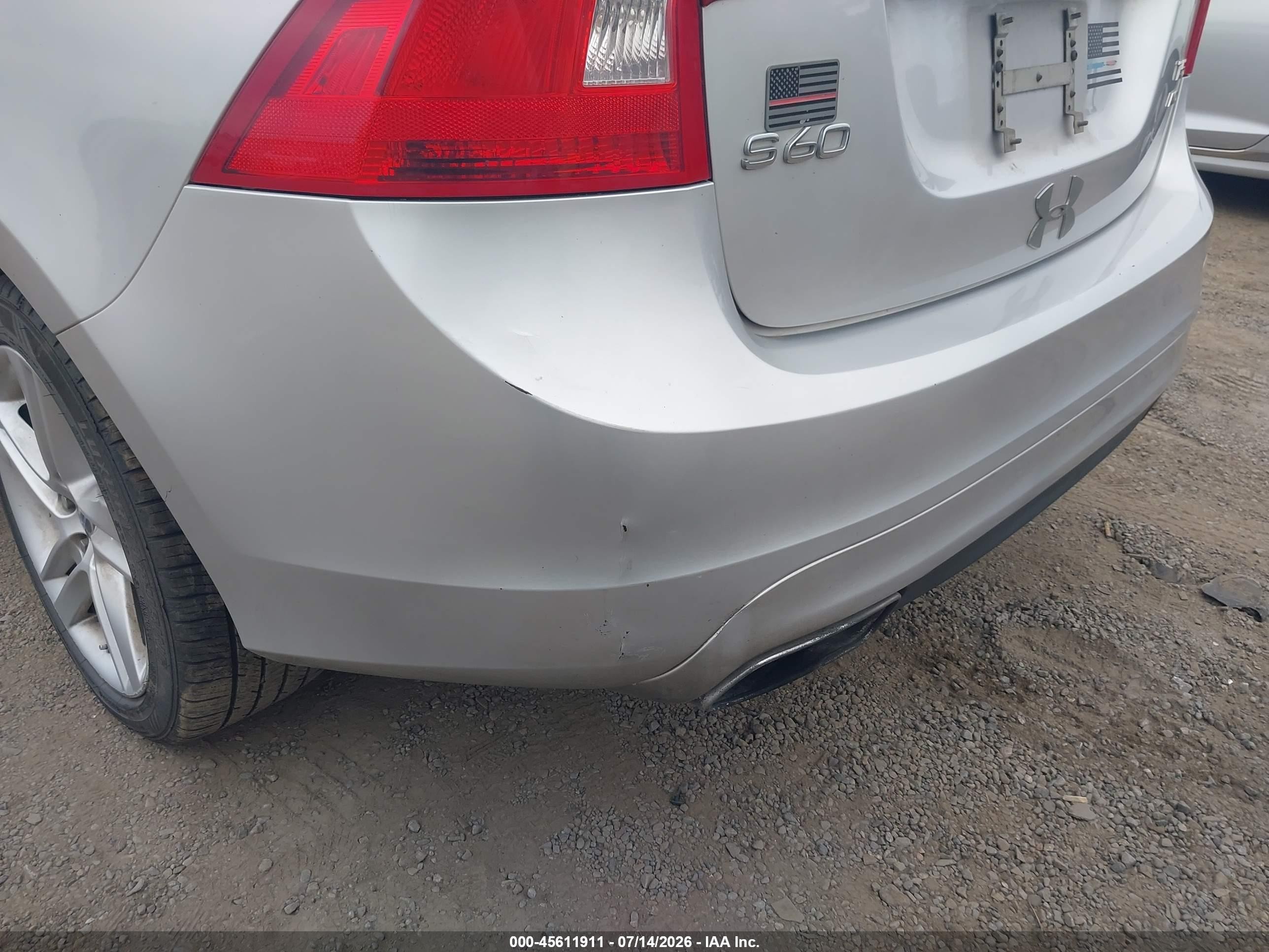 2015 Volvo S60 T5 Premier Silver vin: YV1612TB1F1307237