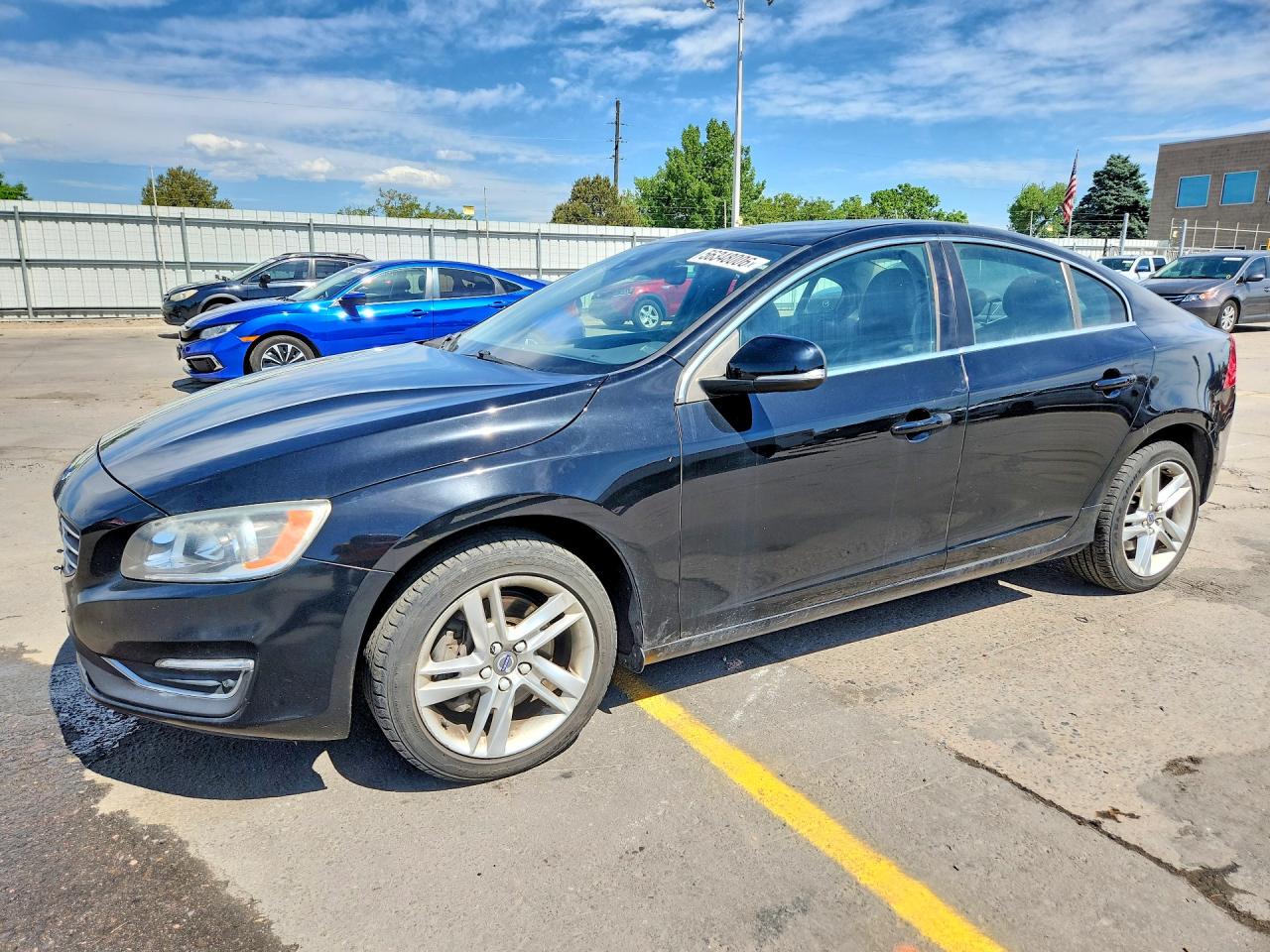 2015 Volvo S60 Premier Black vin: YV1612TK0F1360107