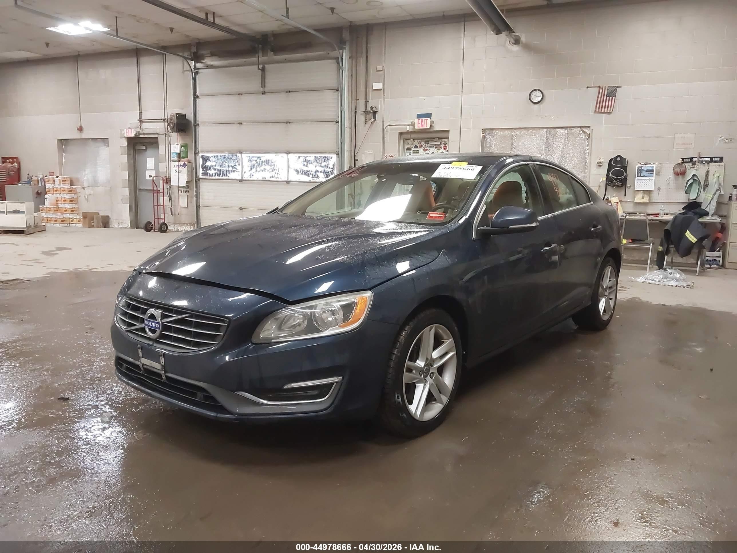 2015 Volvo S60 T5 Premier Синий vin: YV1612TK1F1346829