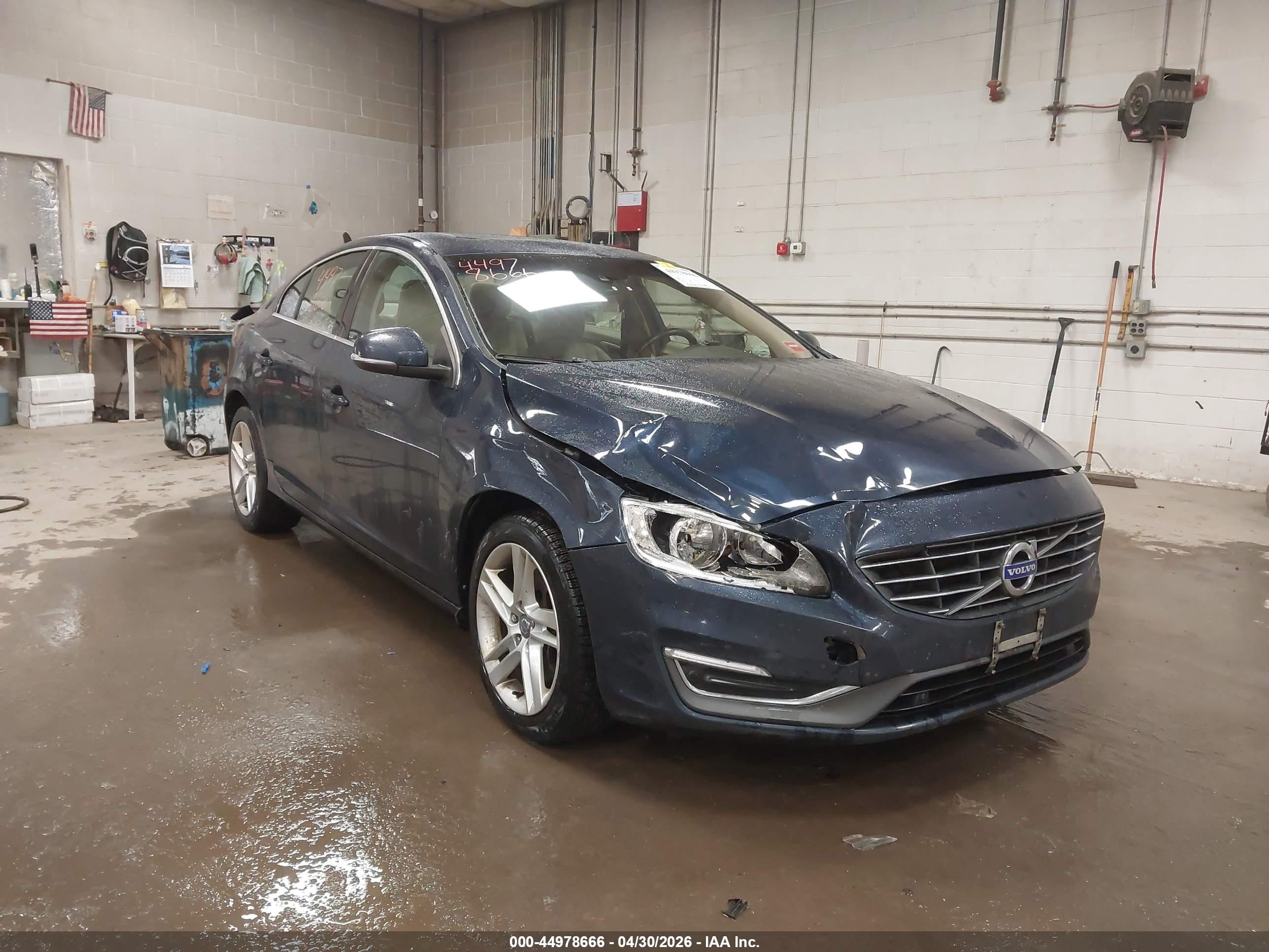 2015 Volvo S60 T5 Premier Синий vin: YV1612TK1F1346829