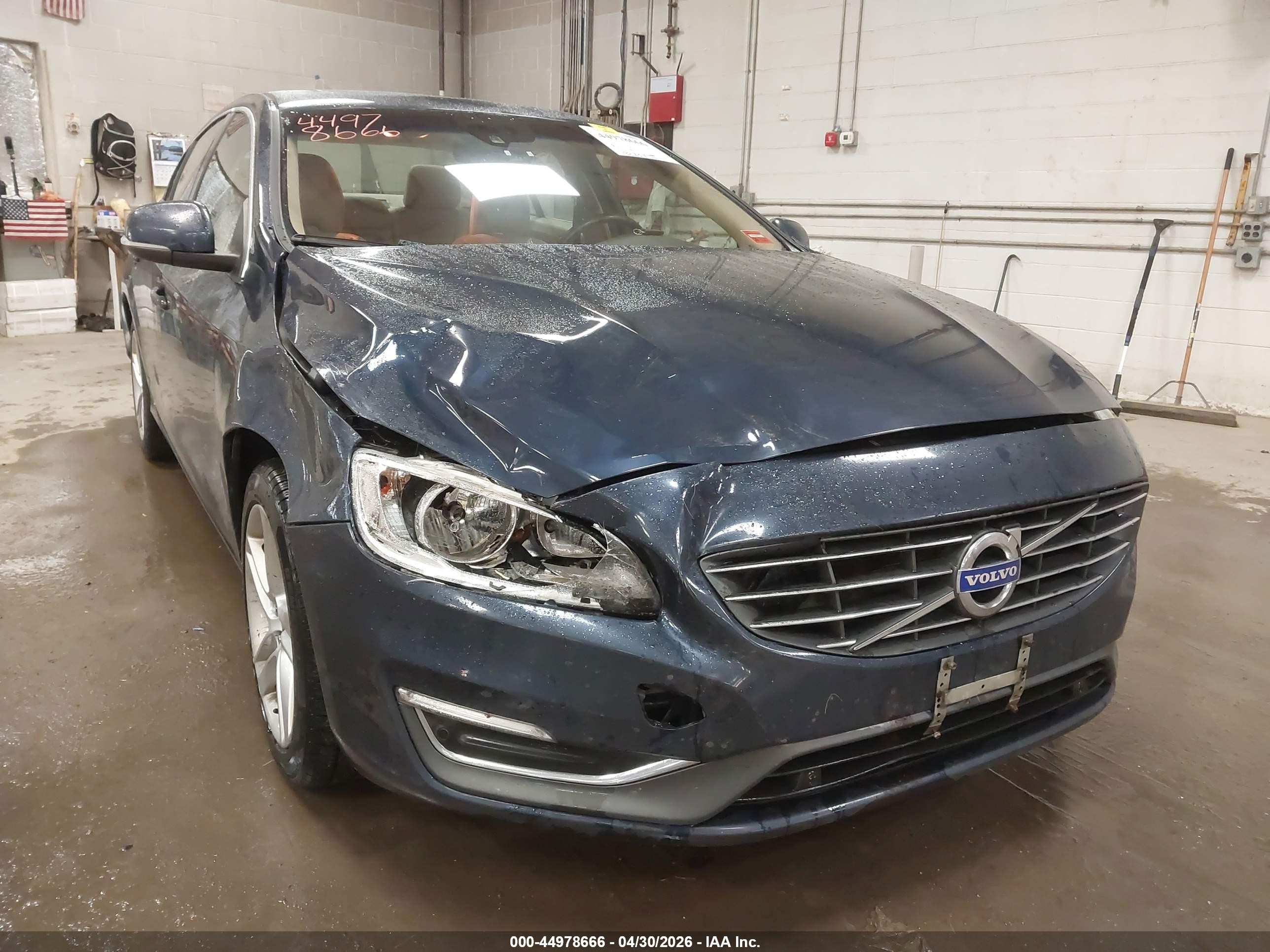 2015 Volvo S60 T5 Premier Синий vin: YV1612TK1F1346829