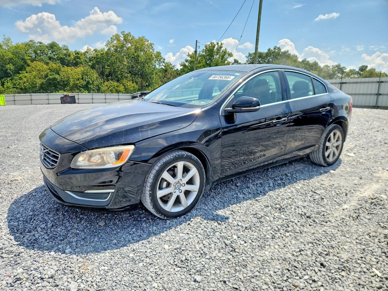 2016 Volvo S60 Black vin: YV1612TK8G2400624