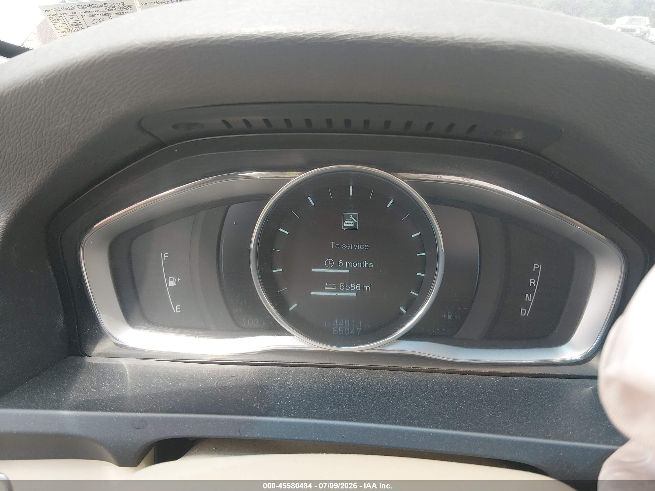 2015 Volvo S60 T5 Premier Silver vin: YV1612TK9F1357173