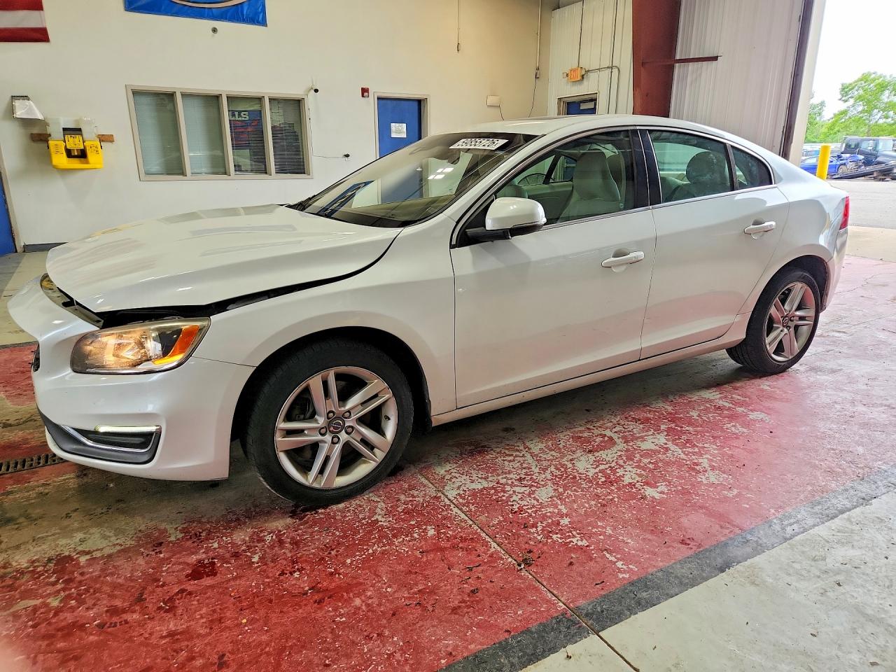 2015 Volvo S60 Premier White vin: YV1612TK9F2333482
