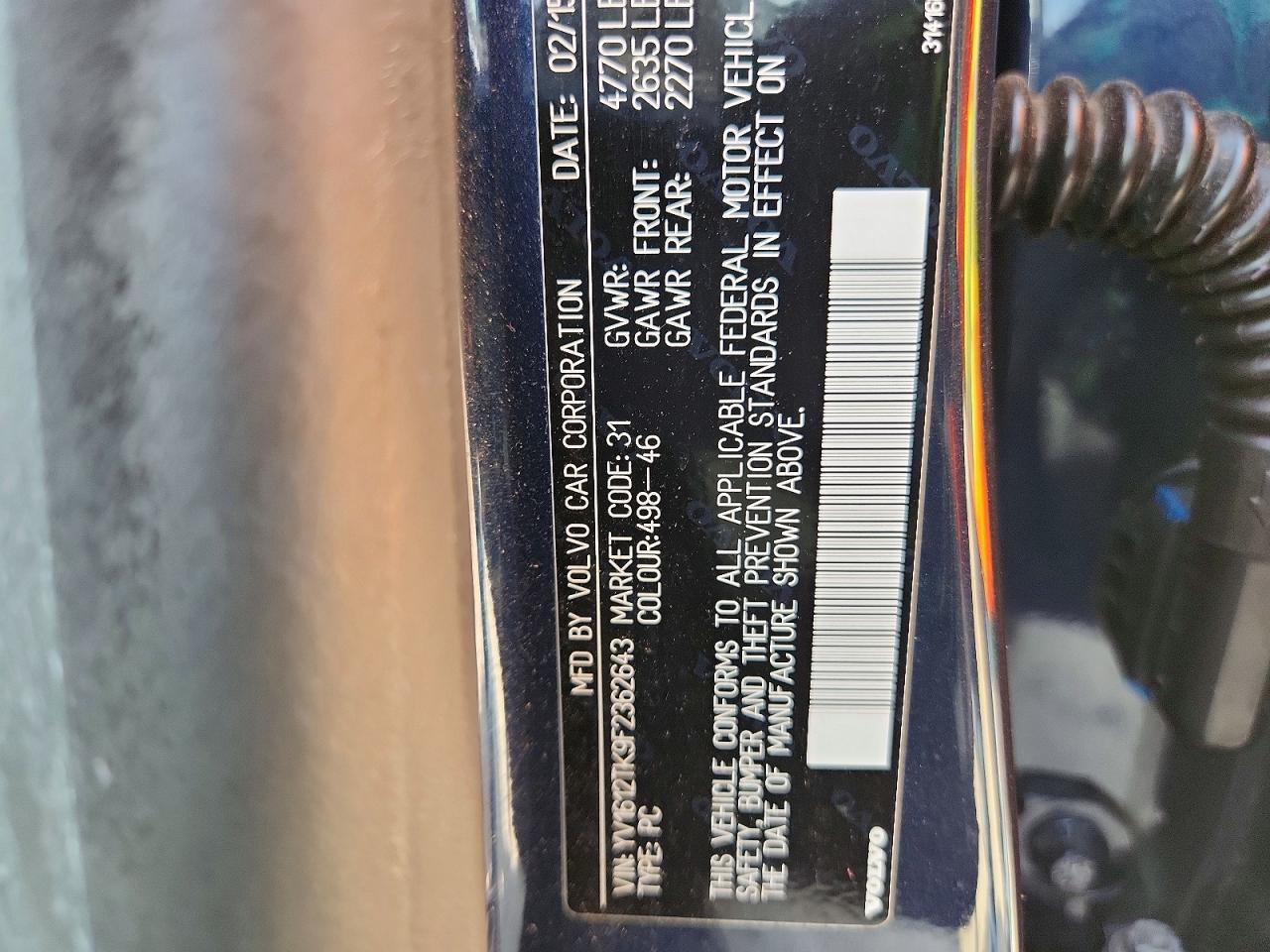 2015 Volvo S60 Premier Blue vin: YV1612TK9F2362643