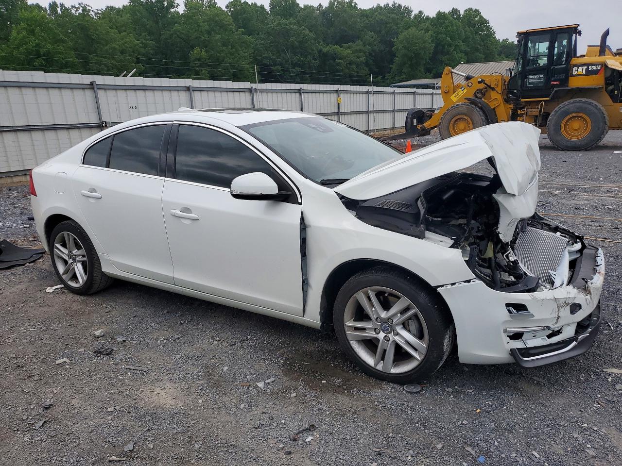 2015 Volvo S60 Platinum White vin: YV1612TM4F2351258