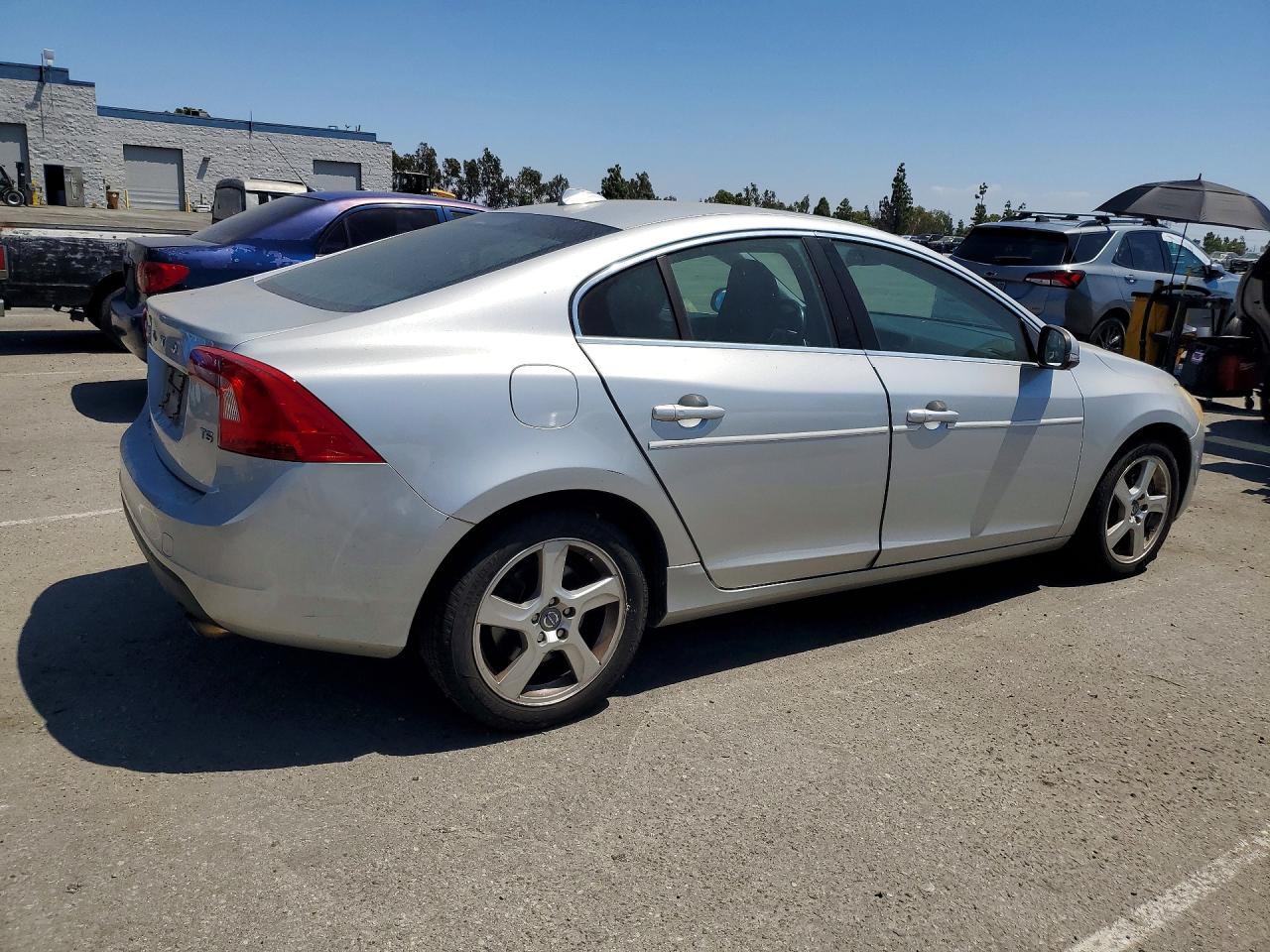 2012 Volvo S60 T5 Silver vin: YV1622FS0C2036220
