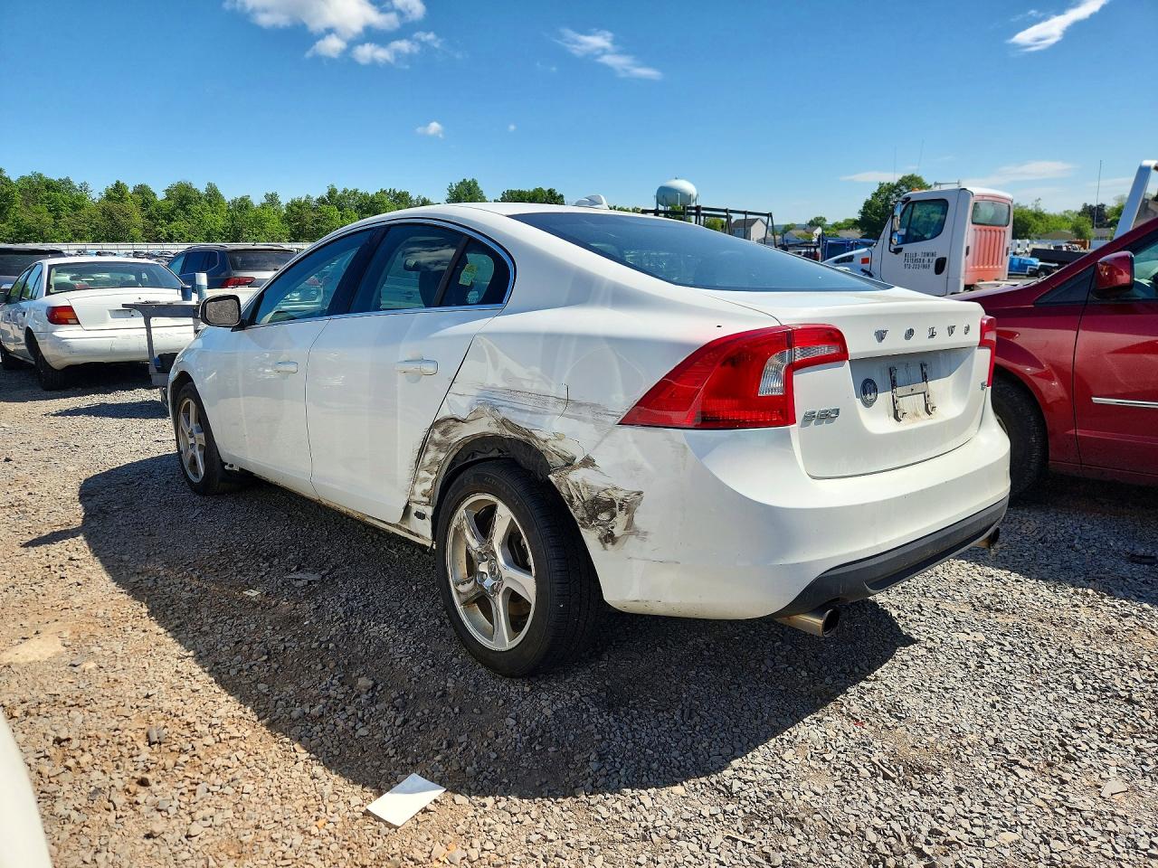 2012 Volvo S60 T5 White vin: YV1622FS0C2102717