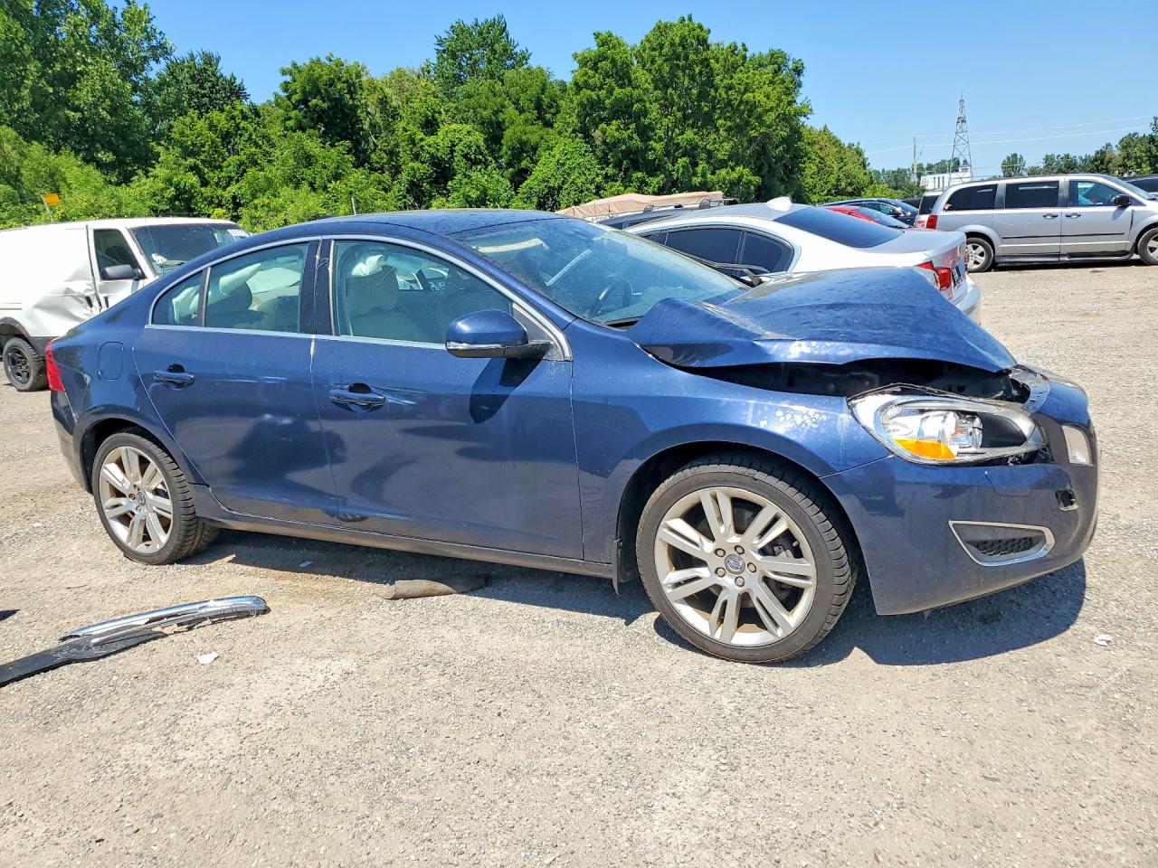 2012 Volvo S60 T5 Blue vin: YV1622FS0C2107349
