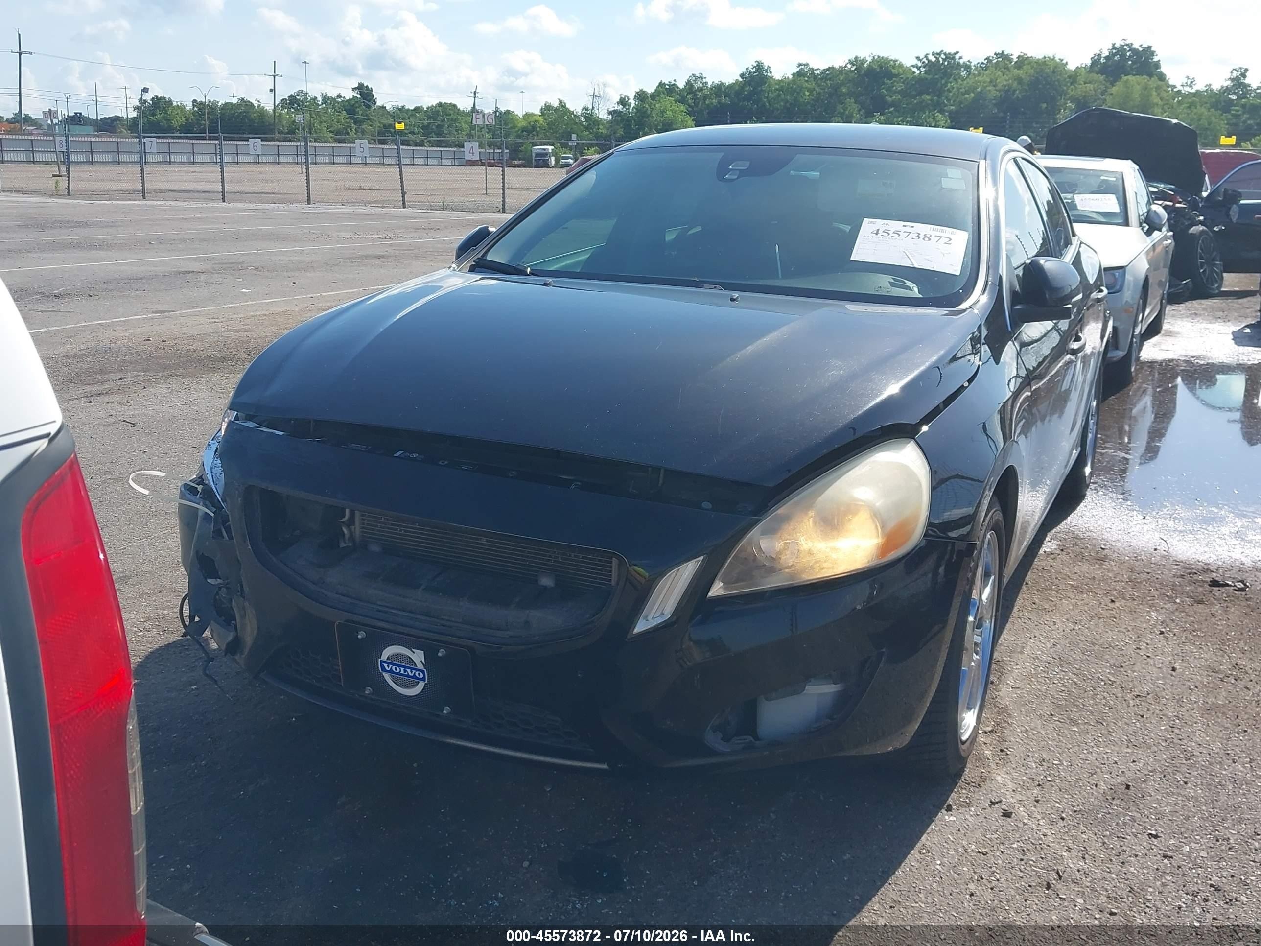 2012 Volvo S60 T5 Black vin: YV1622FS0C2117444