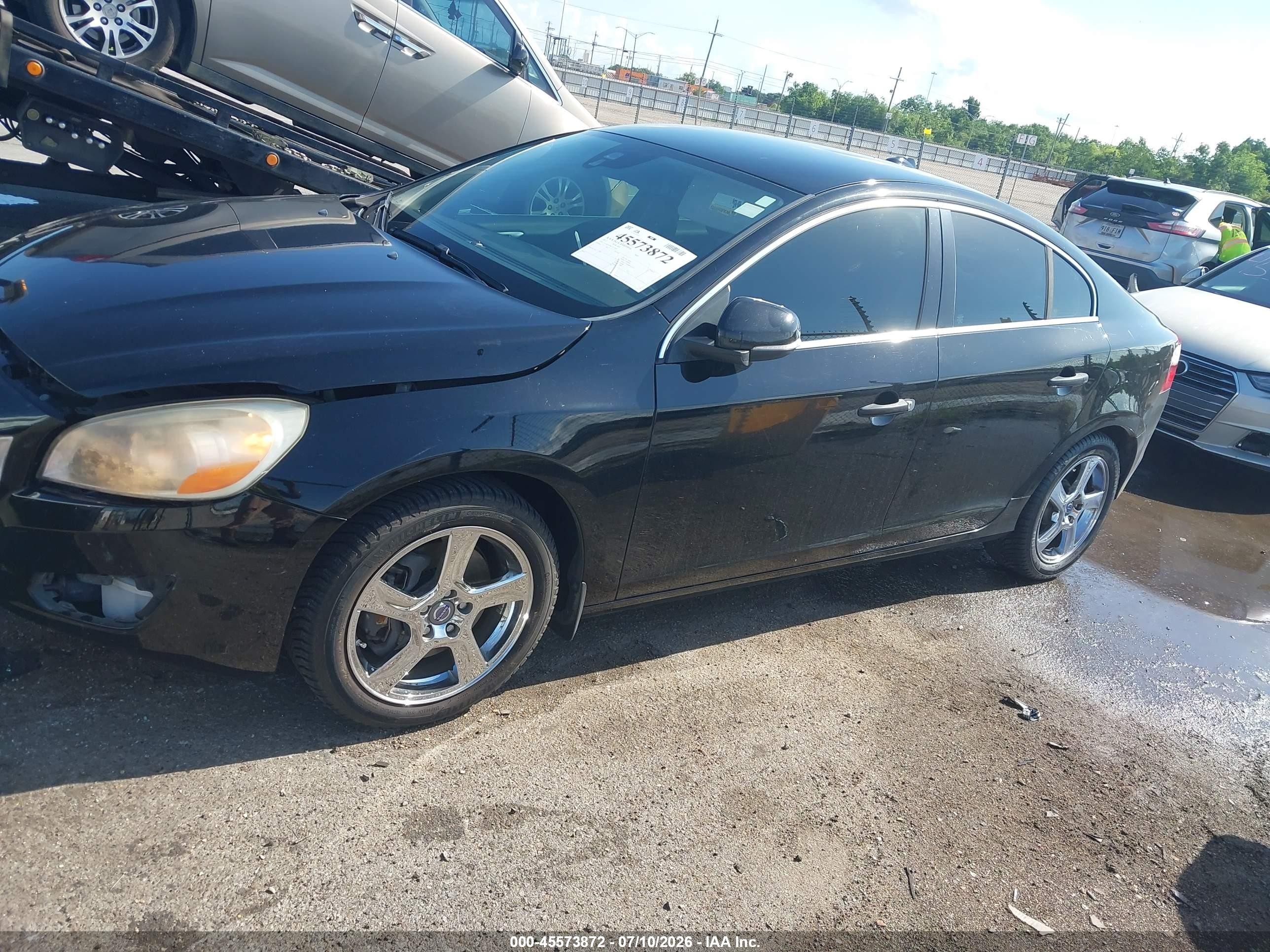 2012 Volvo S60 T5 Black vin: YV1622FS0C2117444