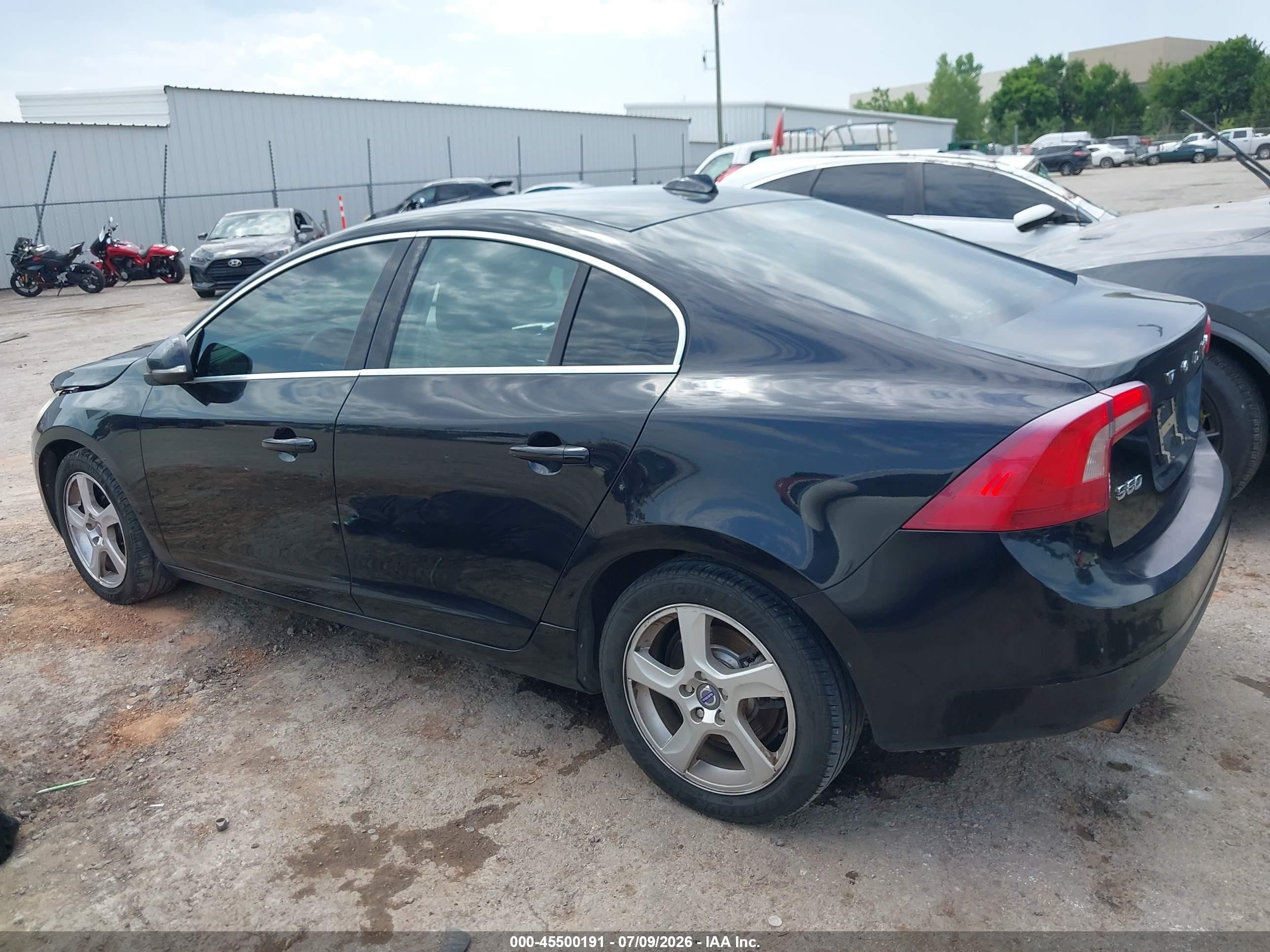2012 Volvo S60 T5/t5 W/moonroof Черный vin: YV1622FS0C2139251