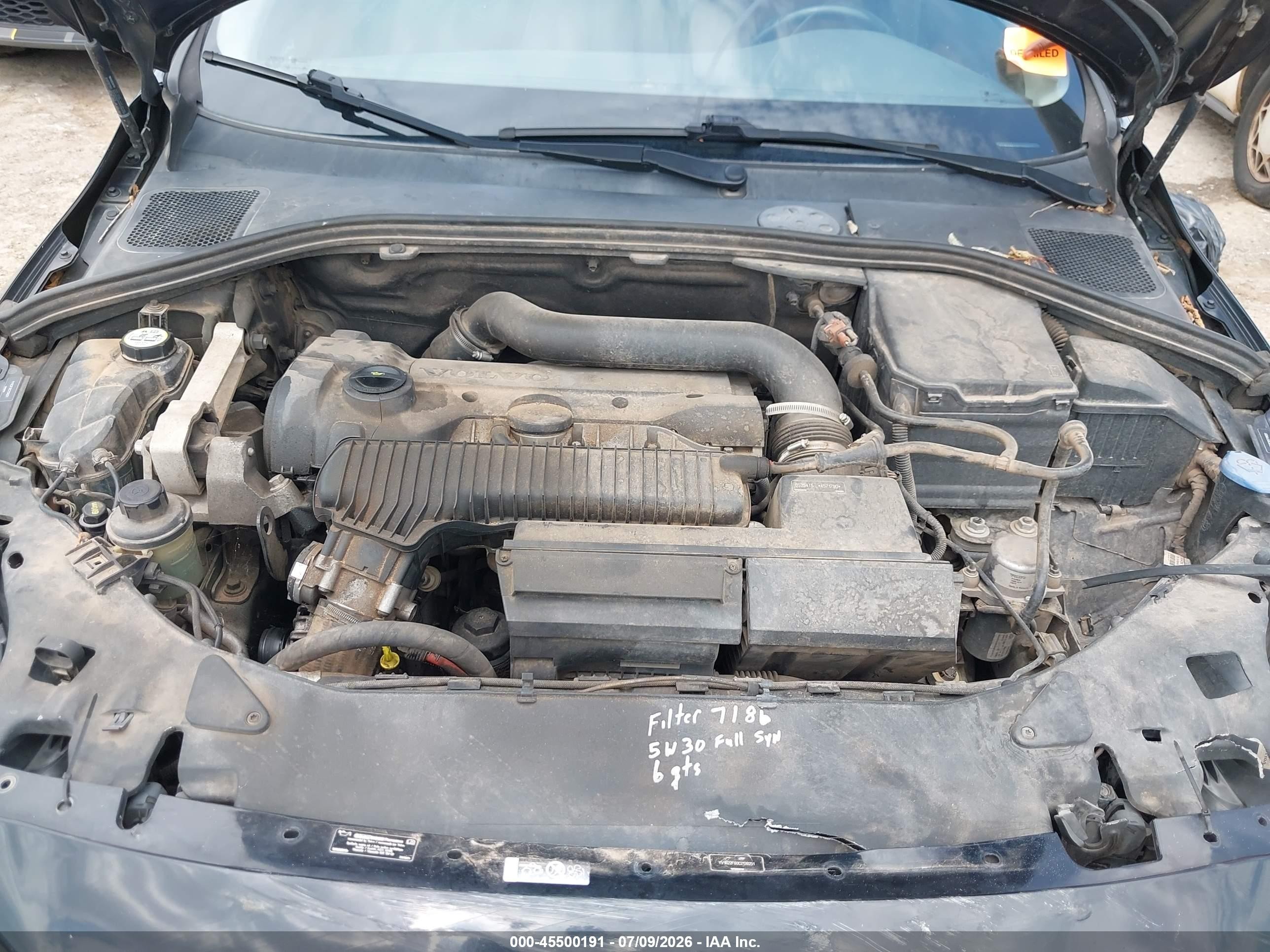2012 Volvo S60 T5/t5 W/moonroof Черный vin: YV1622FS0C2139251