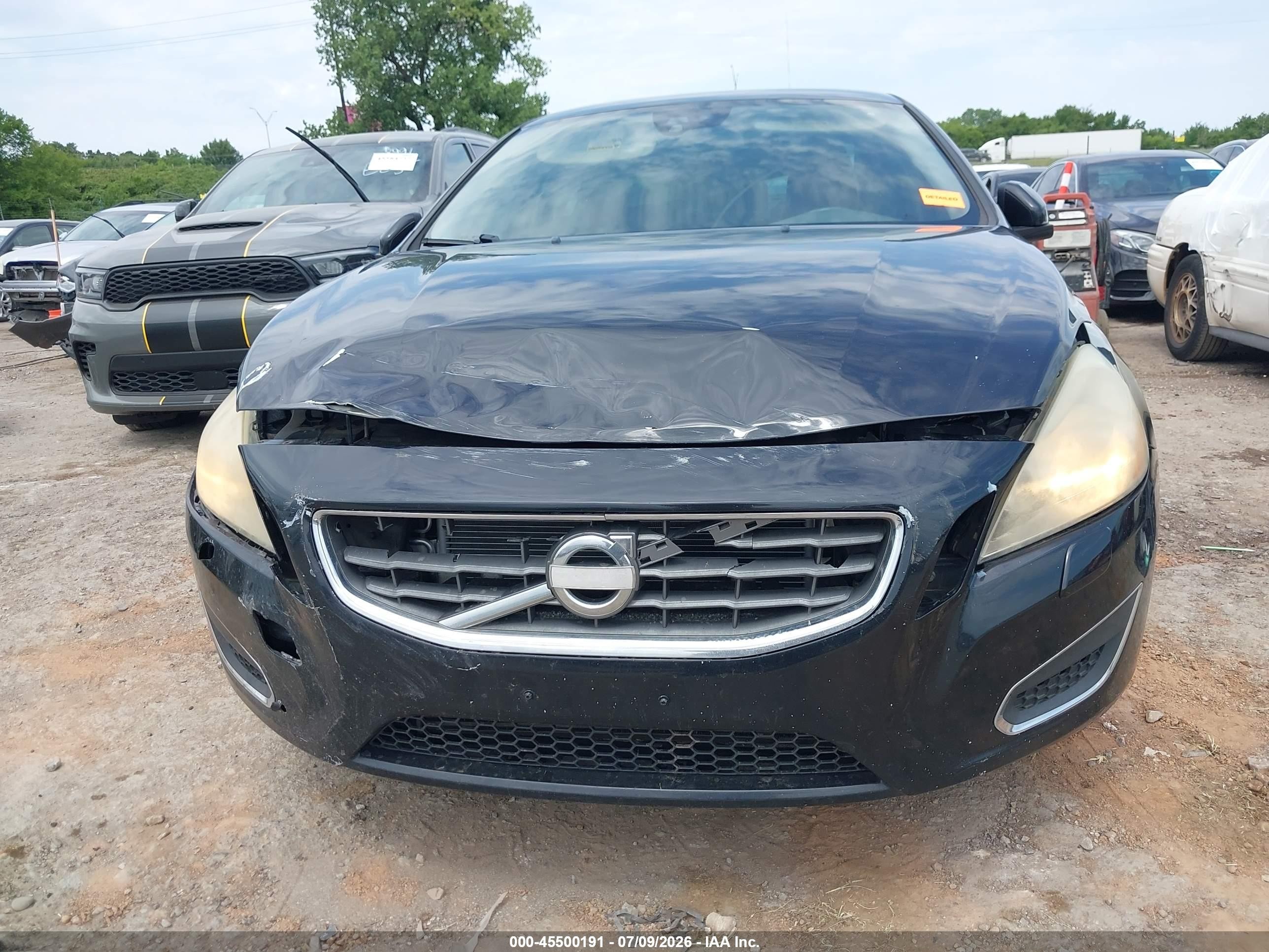 2012 Volvo S60 T5/t5 W/moonroof Черный vin: YV1622FS0C2139251