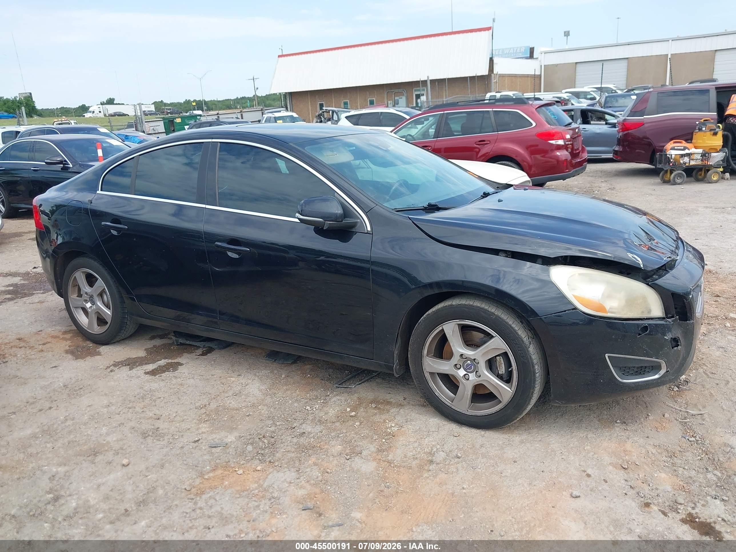 2012 Volvo S60 T5/t5 W/moonroof Черный vin: YV1622FS0C2139251