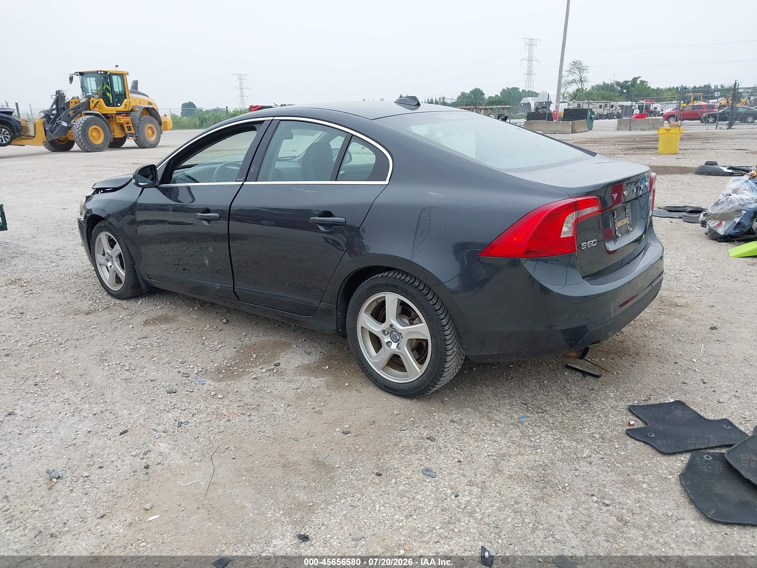 2012 Volvo S60 T5/t5 W/moonroof Gray vin: YV1622FS1C2109966
