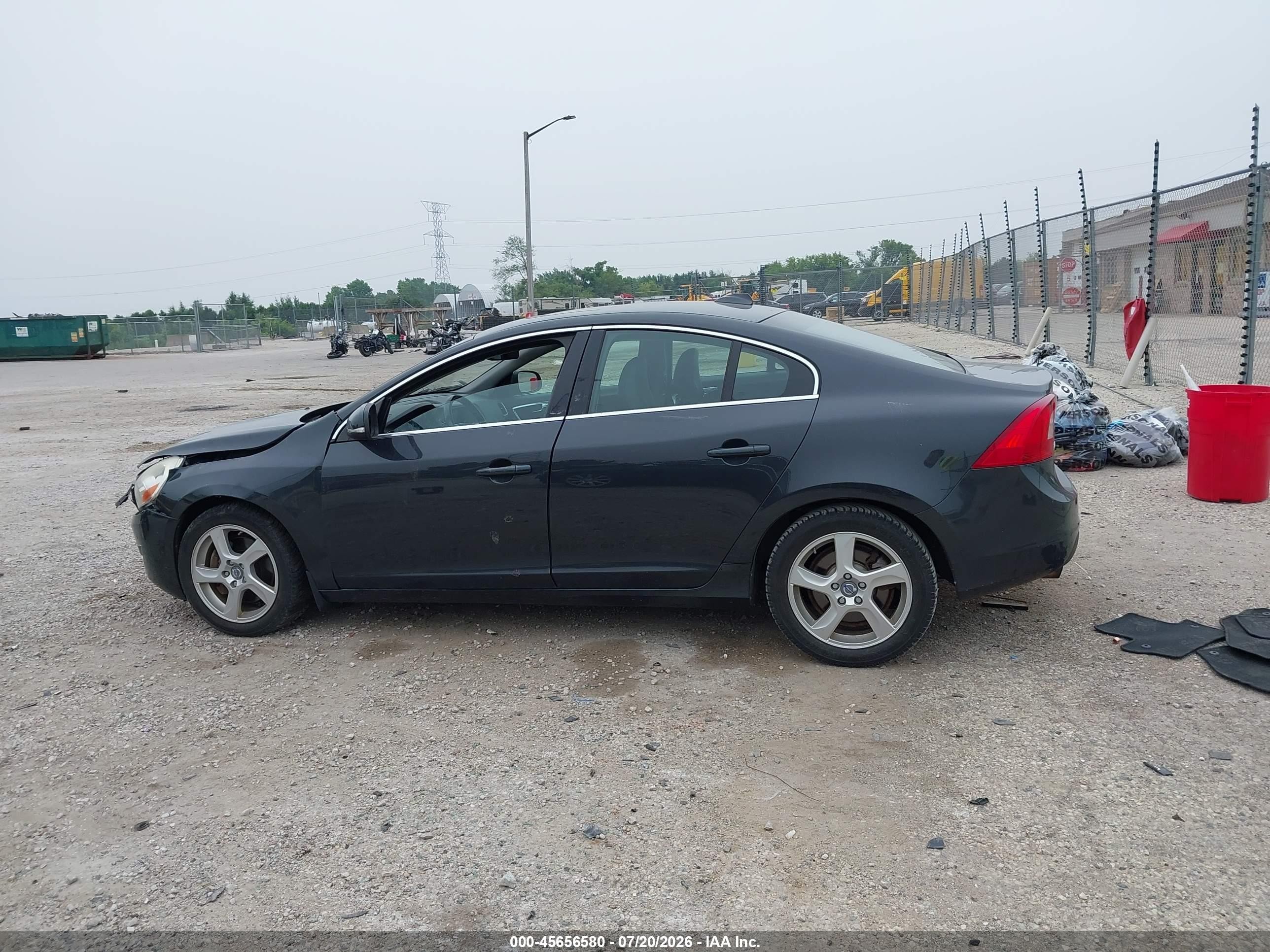 2012 Volvo S60 T5/t5 W/moonroof Gray vin: YV1622FS1C2109966