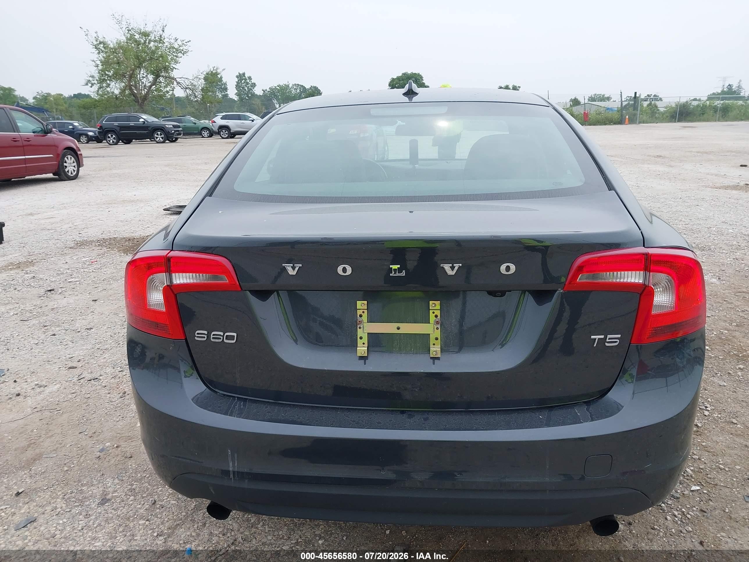 2012 Volvo S60 T5/t5 W/moonroof Gray vin: YV1622FS1C2109966