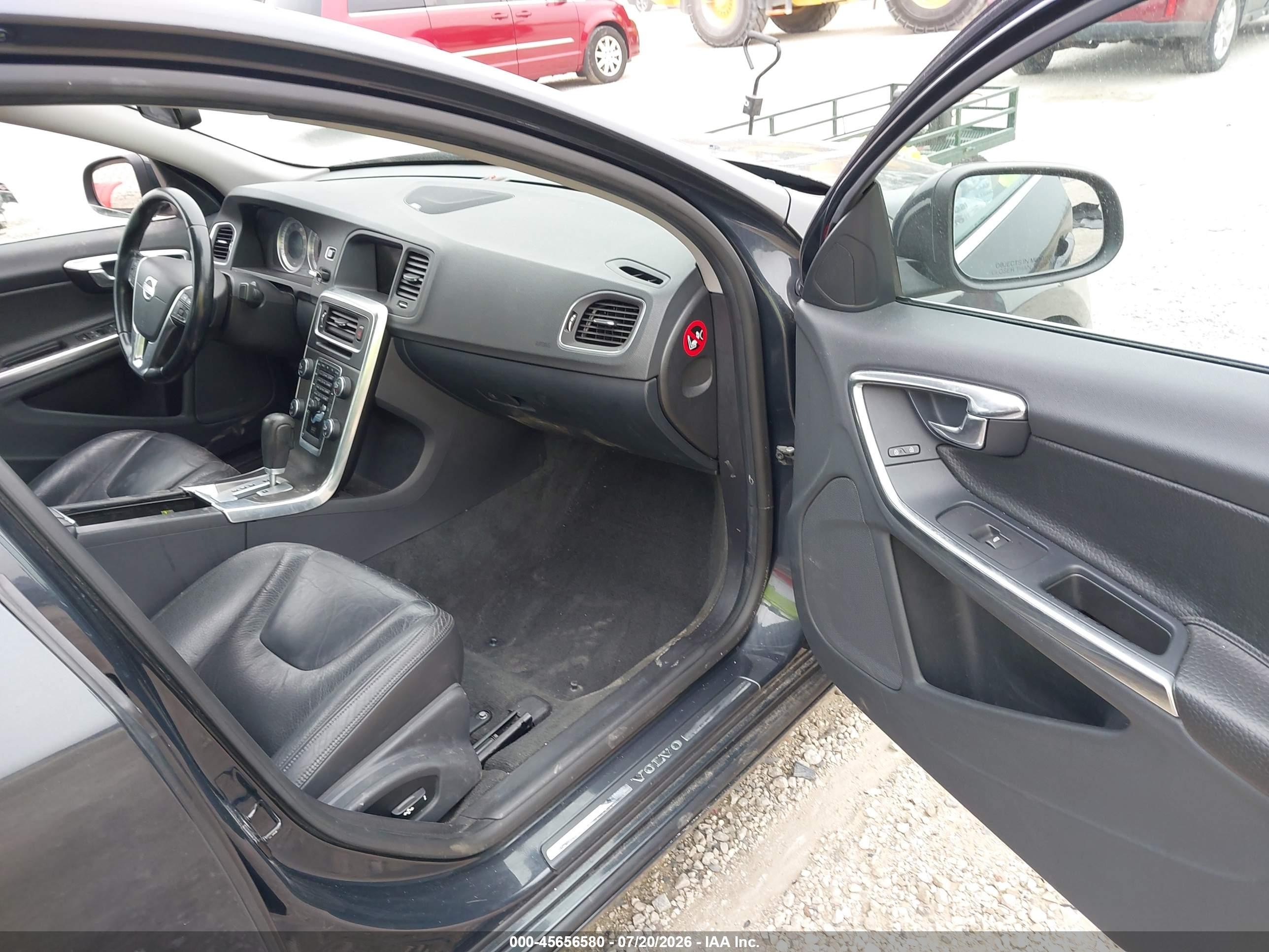 2012 Volvo S60 T5/t5 W/moonroof Gray vin: YV1622FS1C2109966