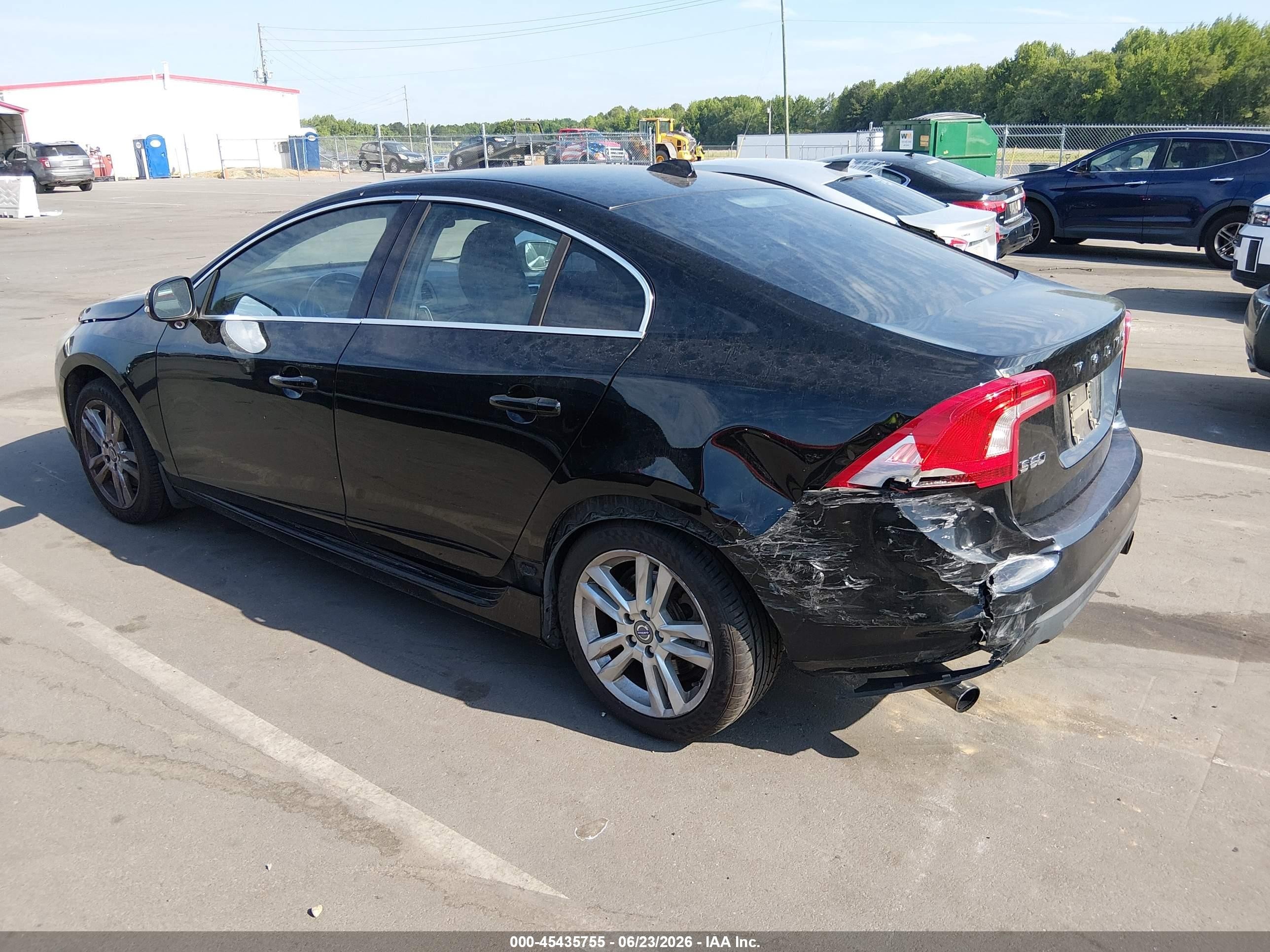 2012 Volvo S60 T5/t5 W/moonroof Black vin: YV1622FS1C2115377