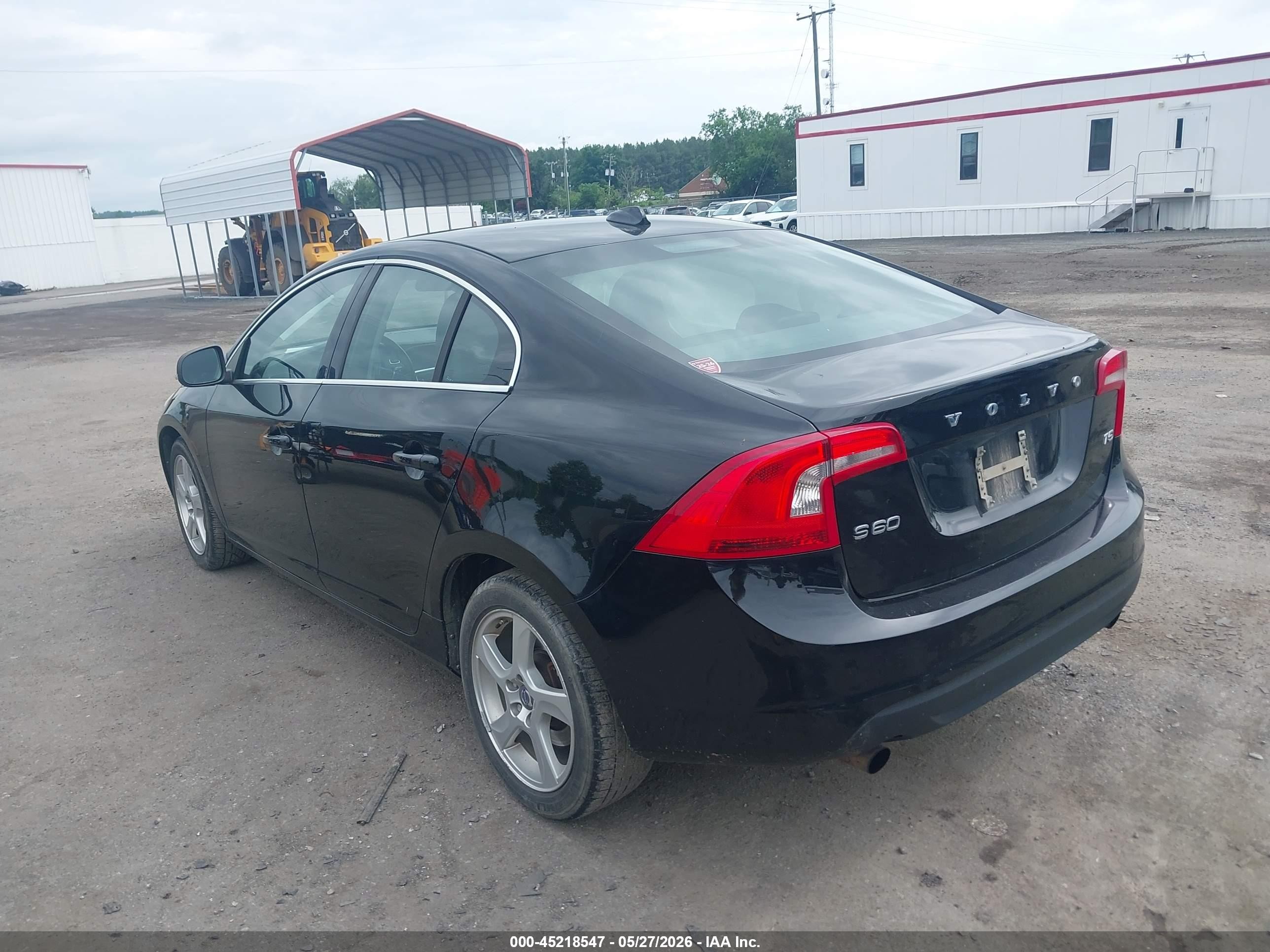 2012 Volvo S60 T5 Black vin: YV1622FS2C2037160